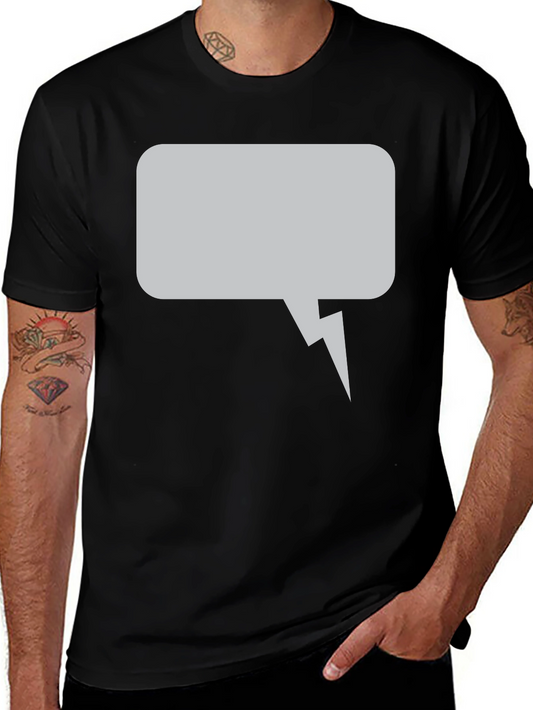 Mens Graphic Tee - Speech Bubble Design