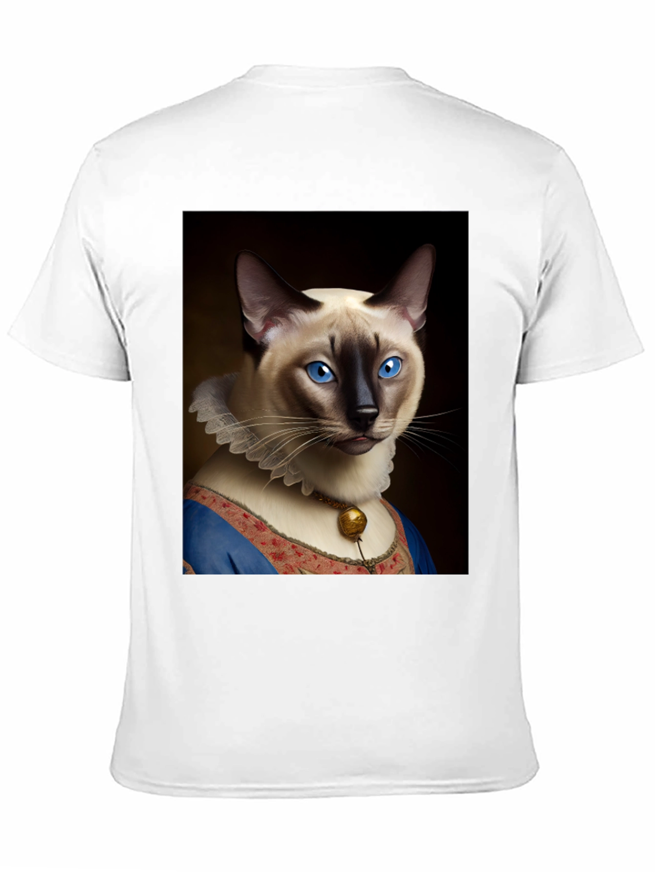 Cat Portrait Graphic T-Shirt - Royal Feline Tee