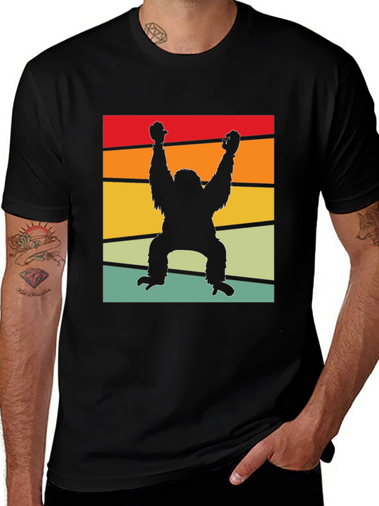 Retro Bigfoot T-Shirt - Novelty Sasquatch Tee