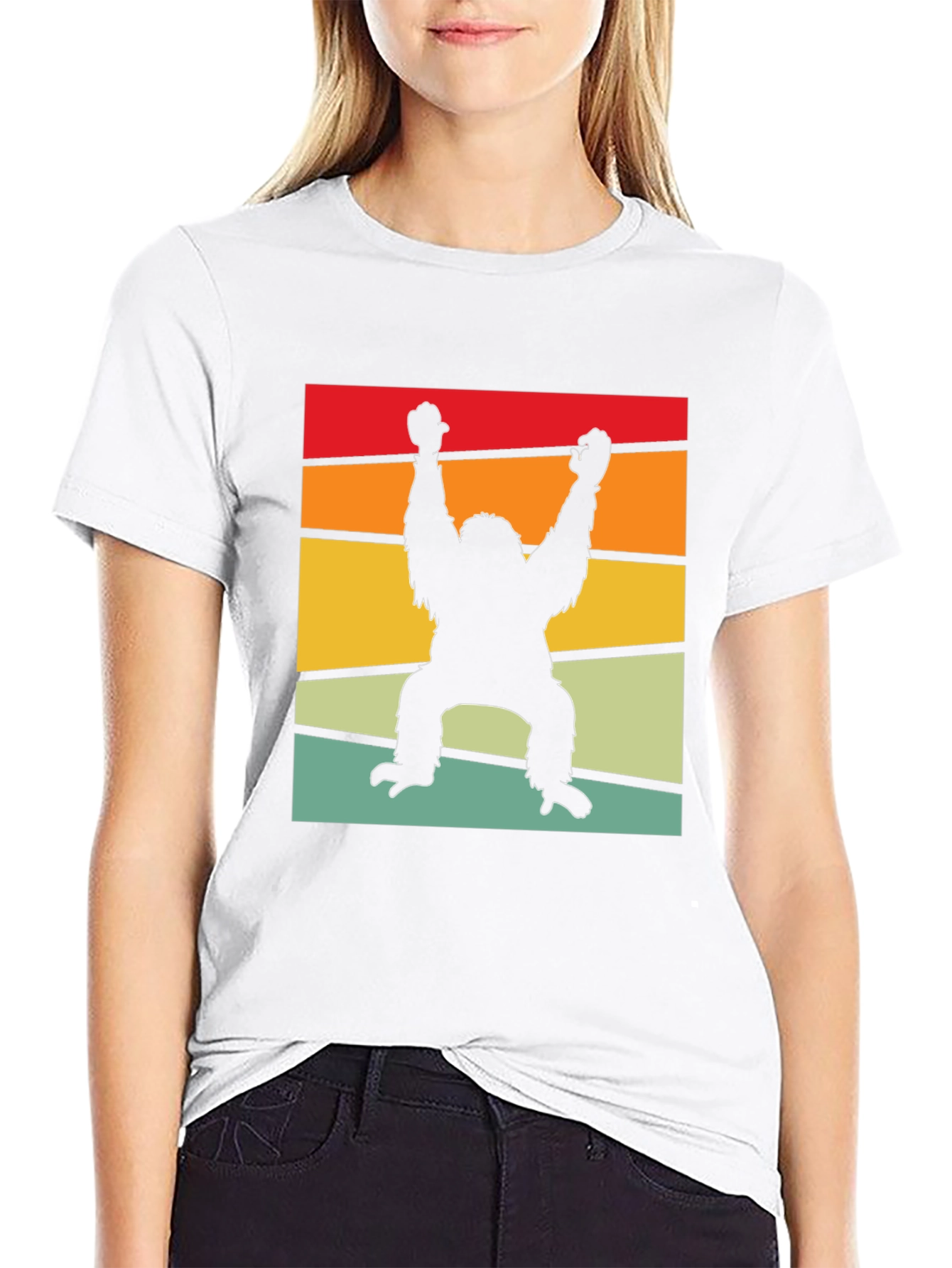 Retro Bigfoot T-Shirt - Novelty Sasquatch Tee
