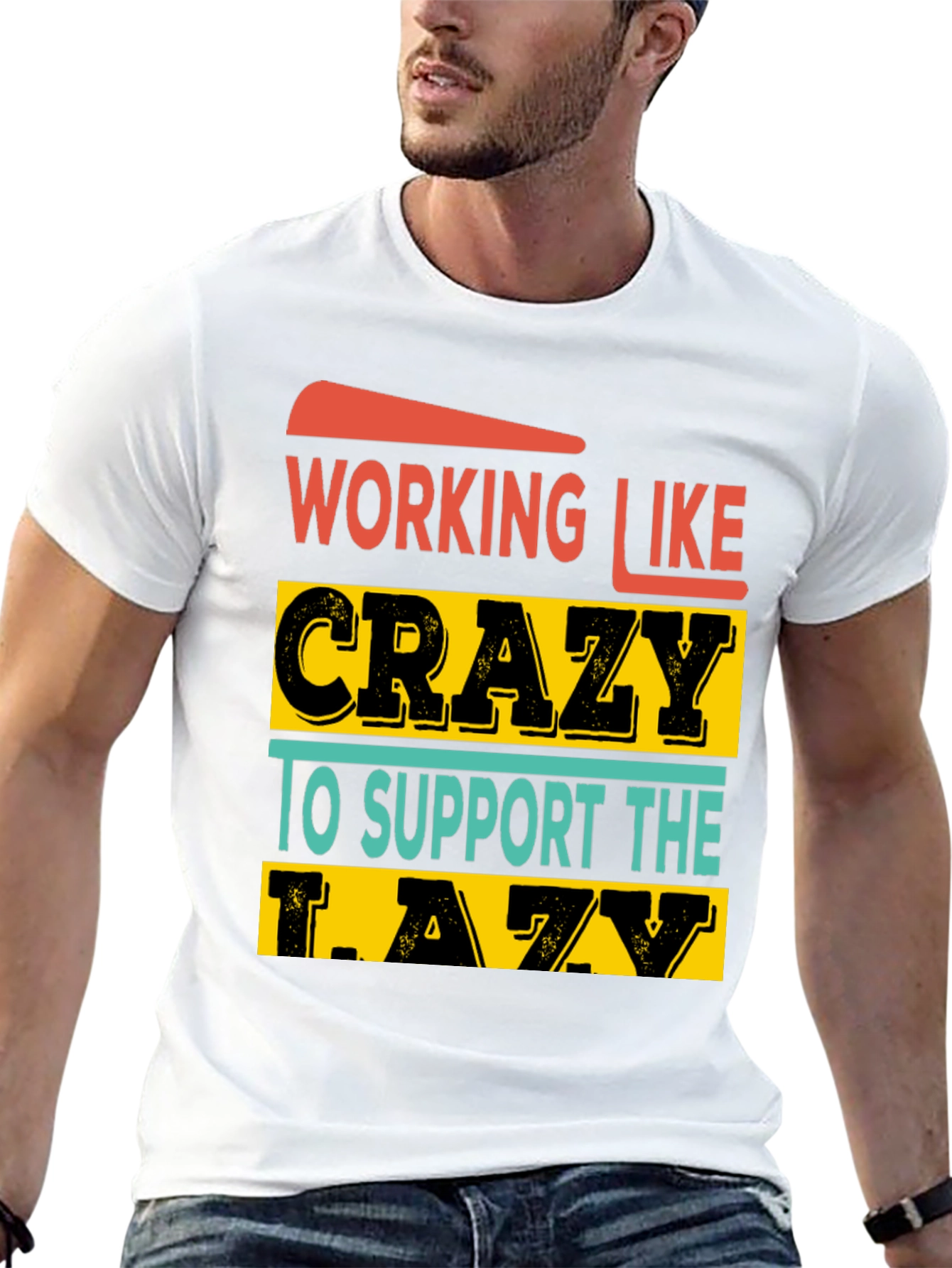 Working Like Crazy Graphic Tee