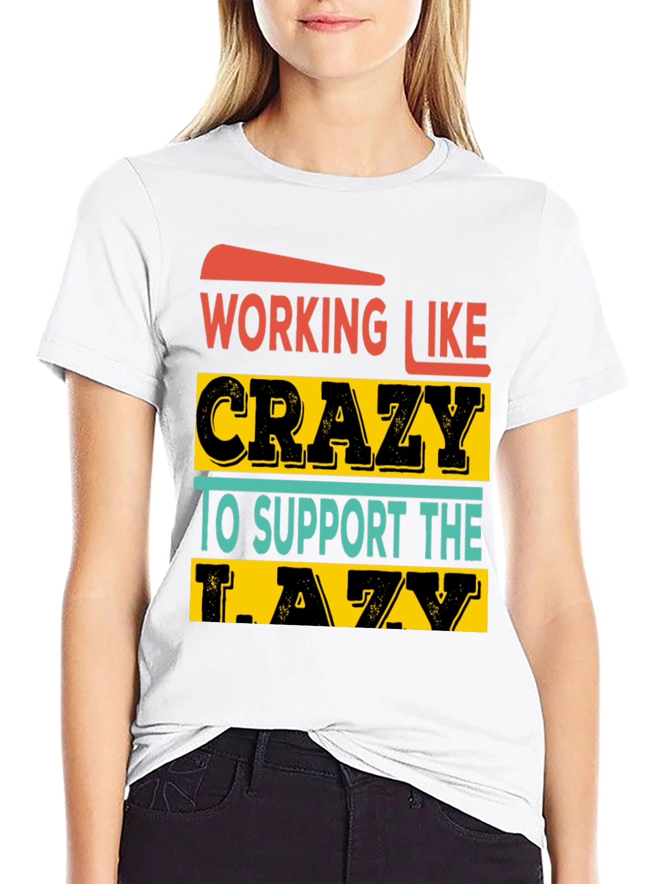 Working Like Crazy Graphic Tee