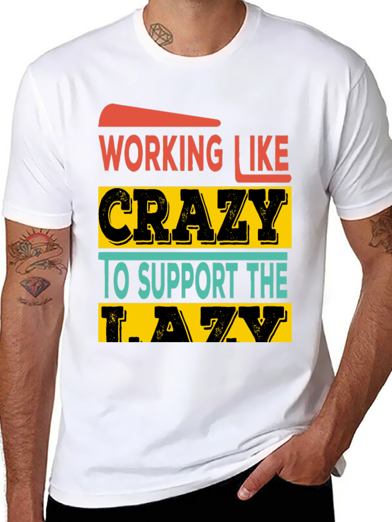 Working Like Crazy Graphic Tee