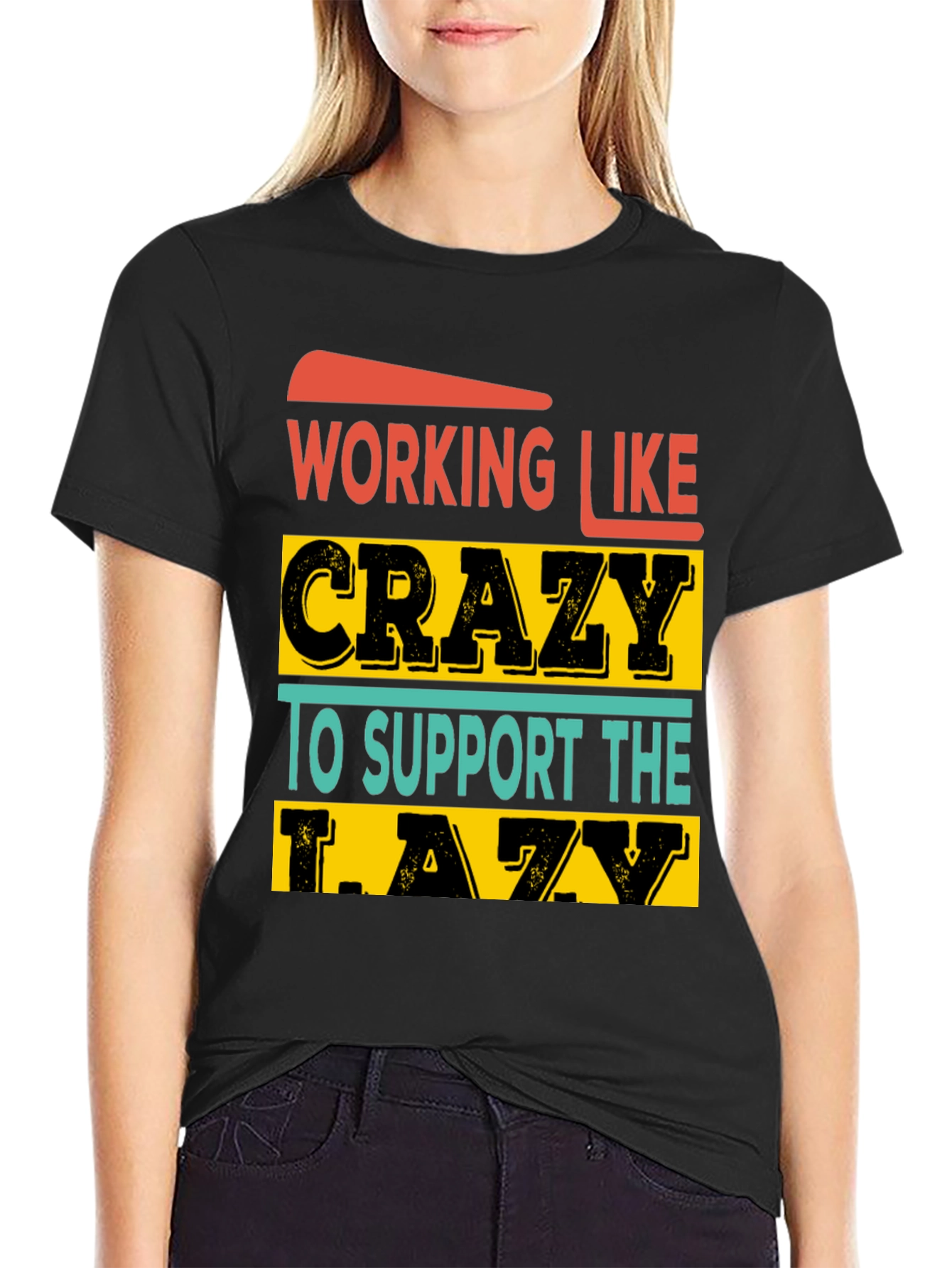 Working Like Crazy Graphic Tee
