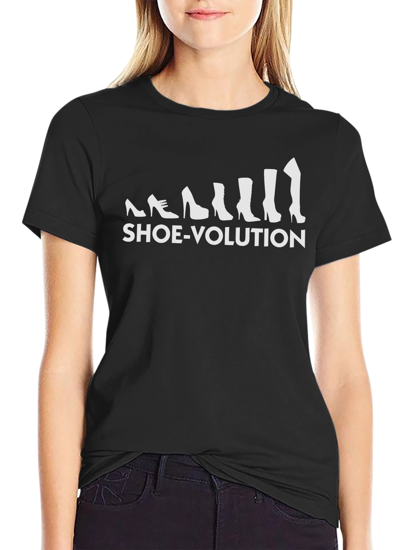 Shoe-Volution Funny Graphic T-Shirt