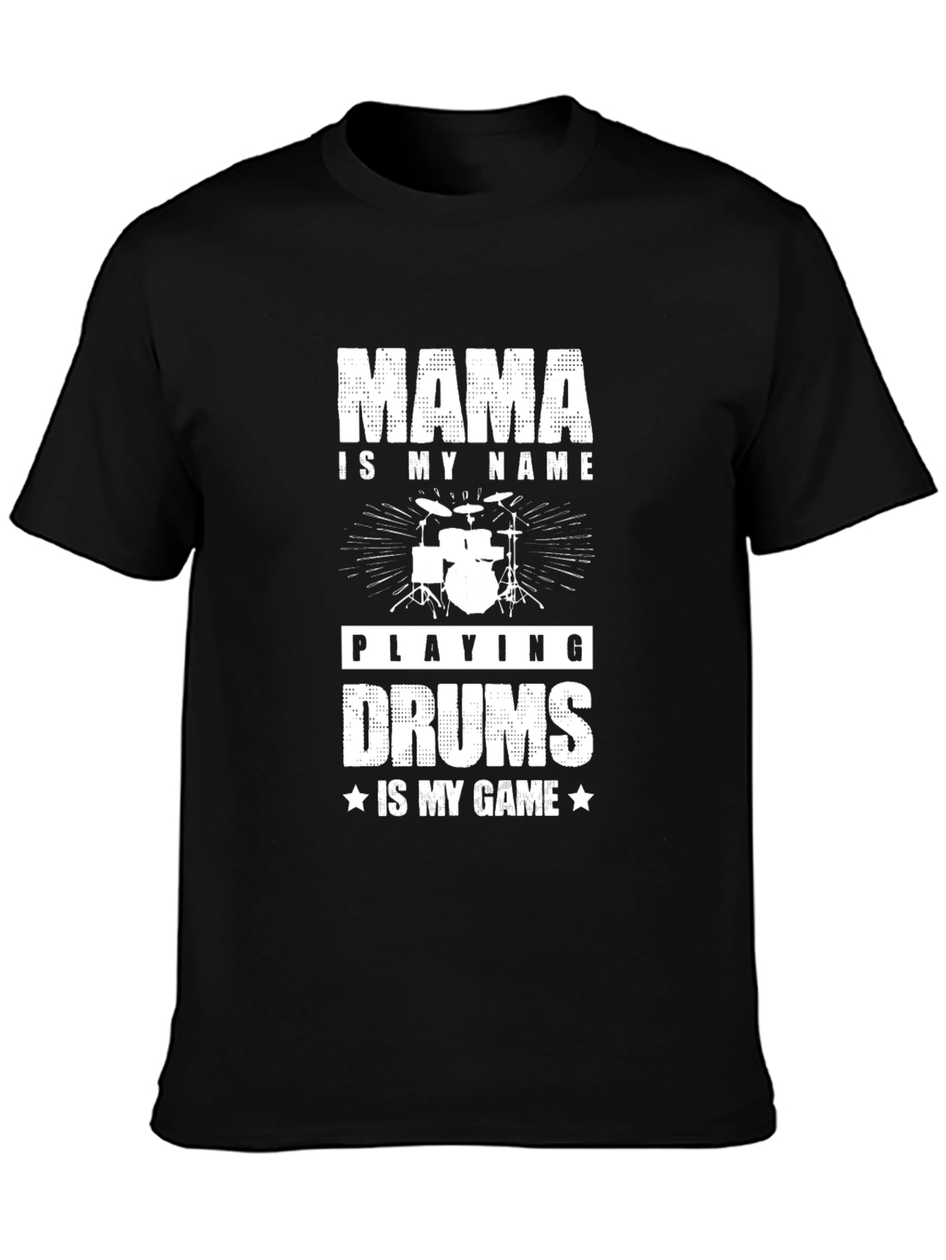 Mama Playing Drums T-Shirt