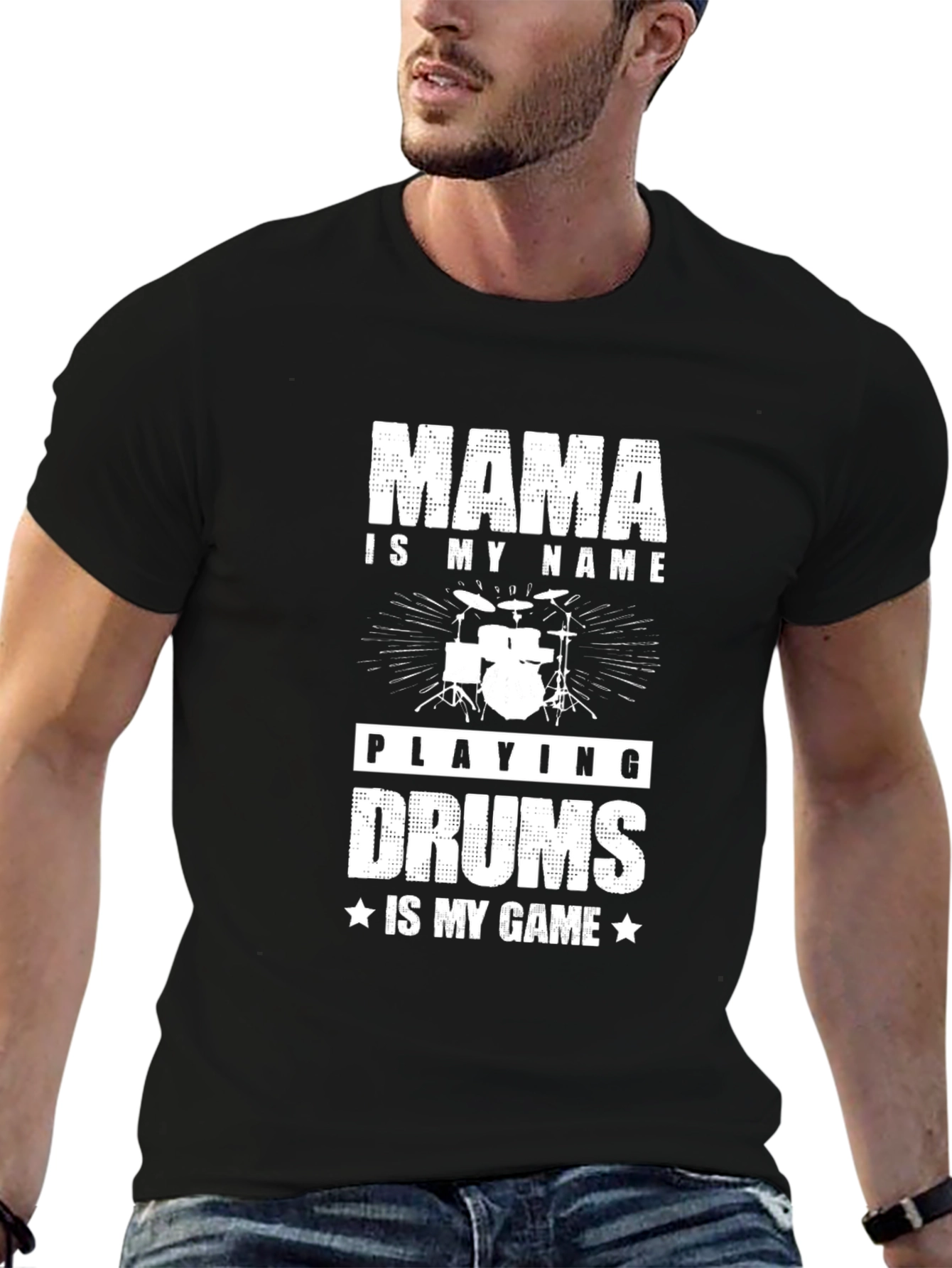 Mama Playing Drums T-Shirt