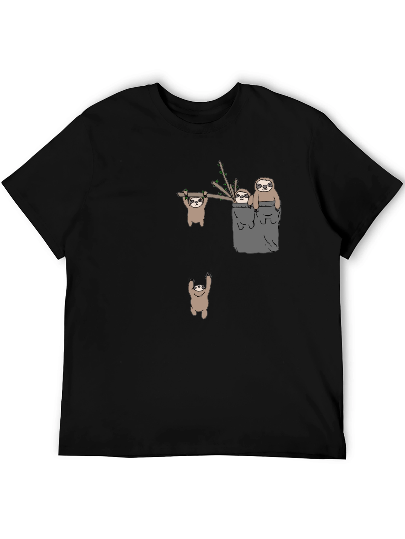Sloth Graphic Tee - Funny Animal T-Shirt