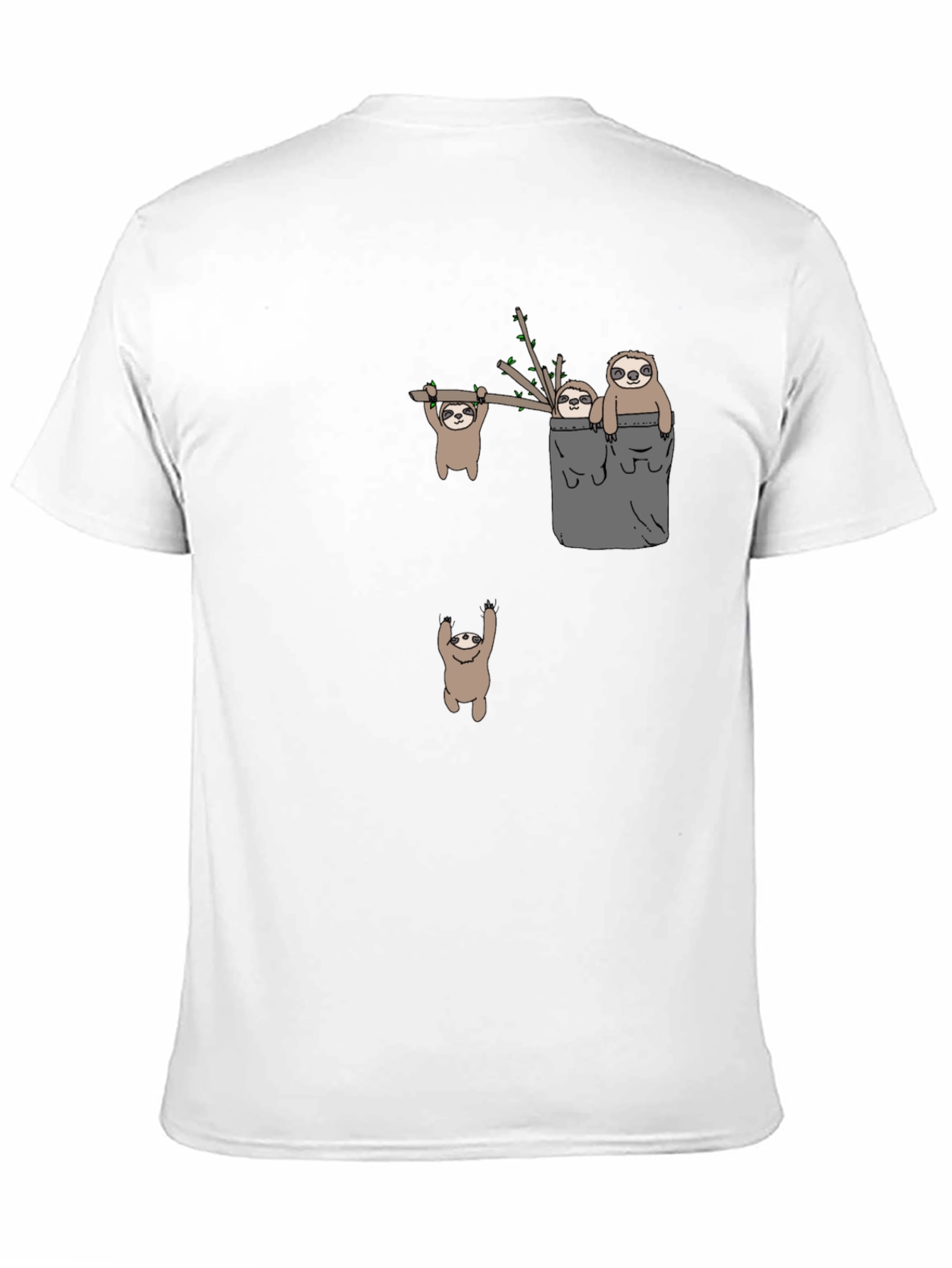 Sloth Graphic Tee - Funny Animal T-Shirt