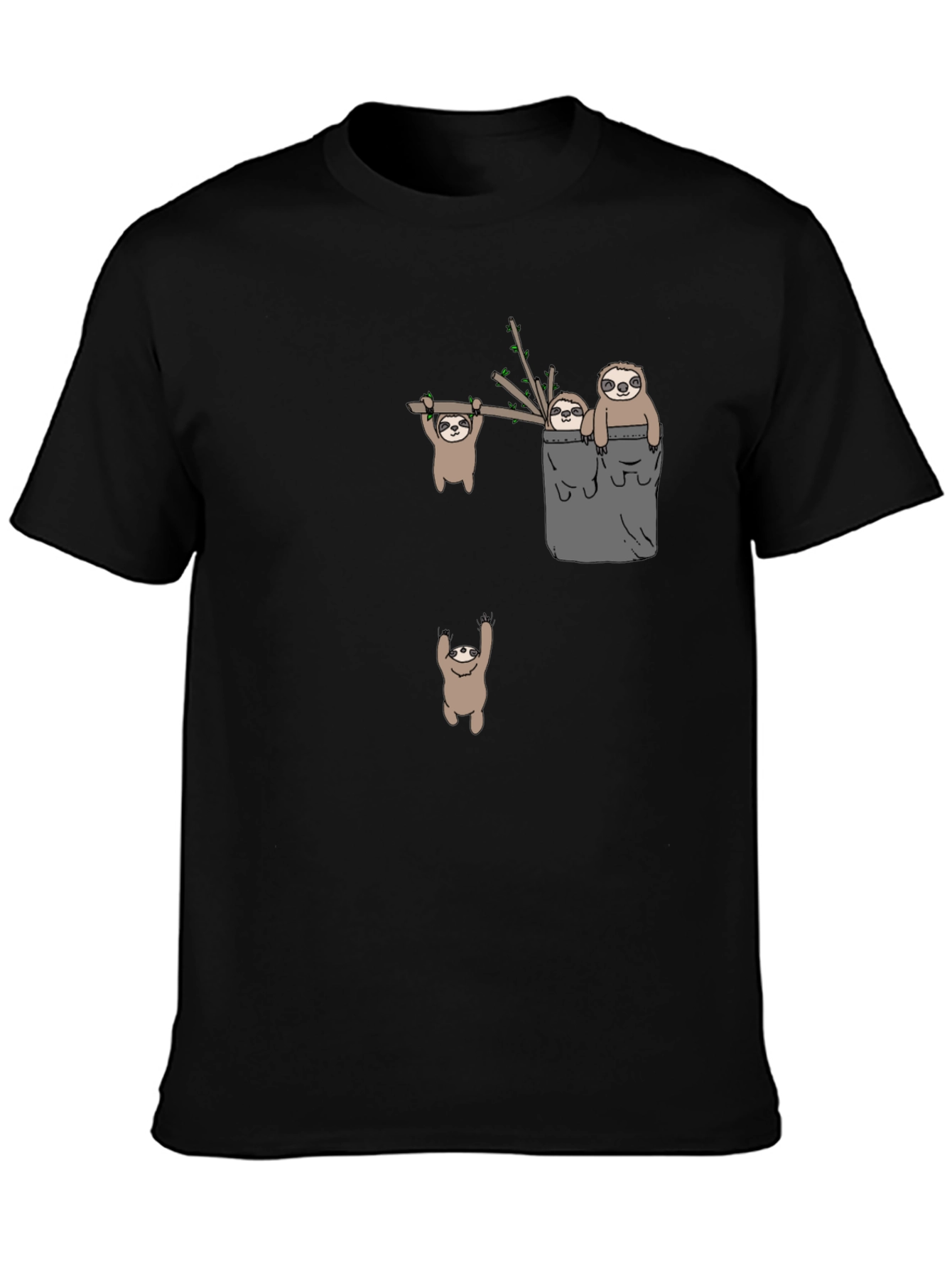 Sloth Graphic Tee - Funny Animal T-Shirt