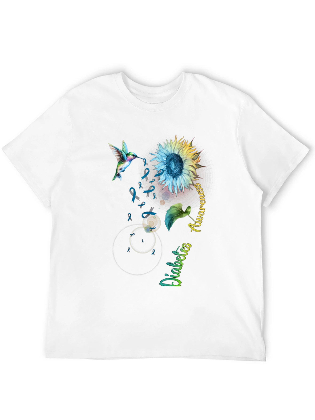 Diabetes Awareness Sunflower T-Shirt