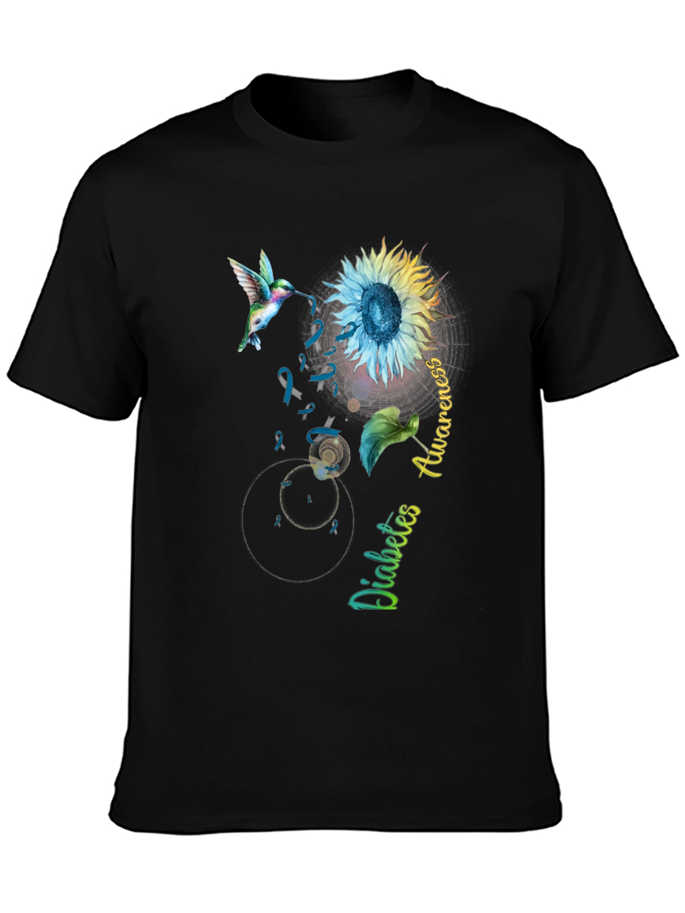 Diabetes Awareness Sunflower T-Shirt