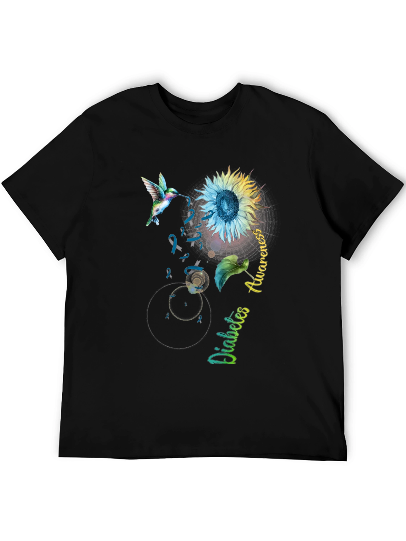 Diabetes Awareness Sunflower T-Shirt
