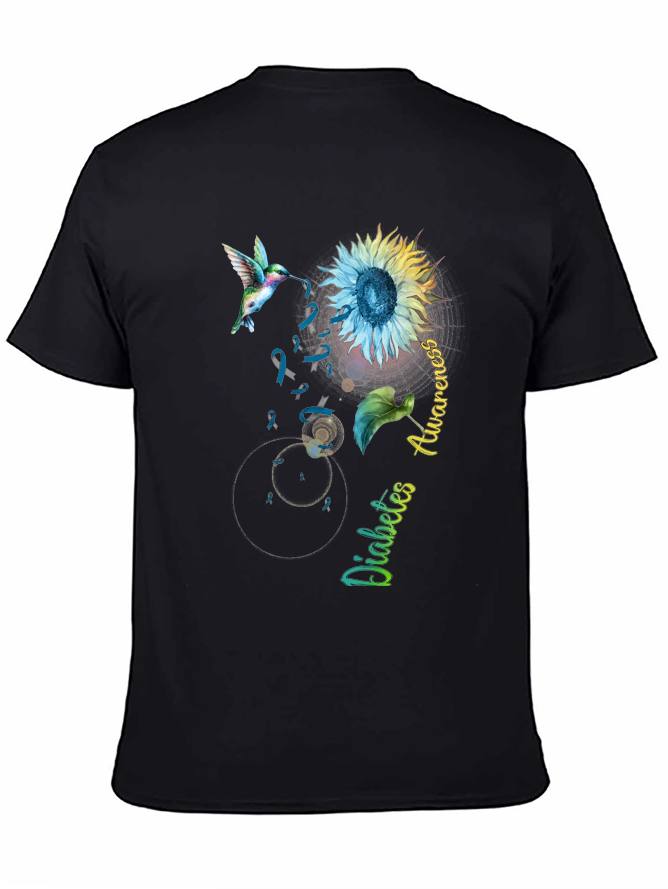 Diabetes Awareness Sunflower T-Shirt