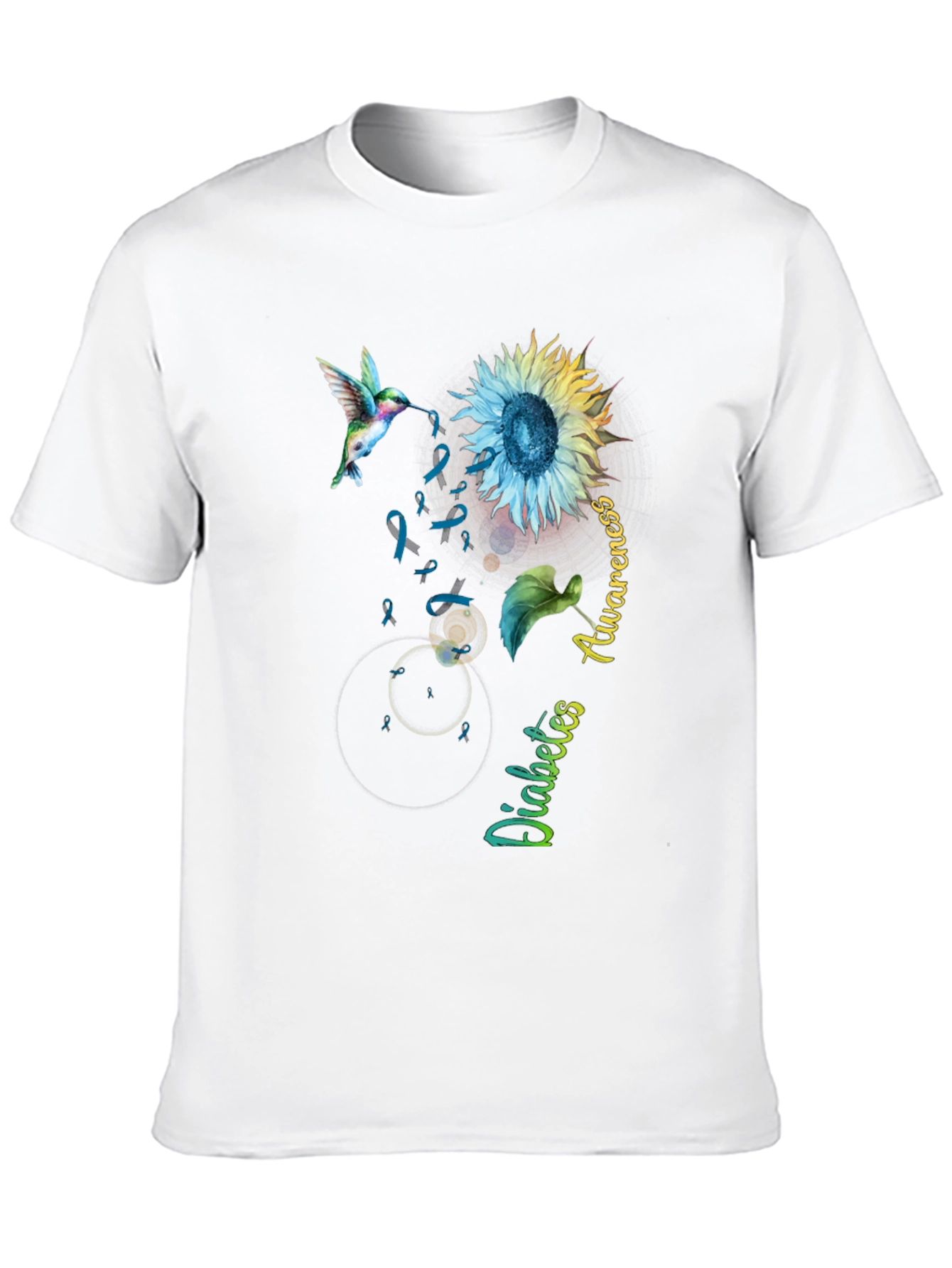 Diabetes Awareness Sunflower T-Shirt