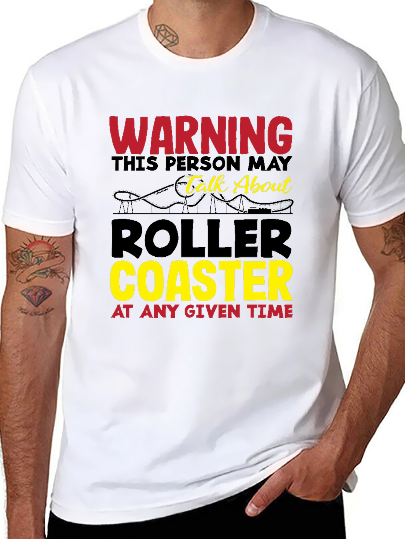Warning: Roller Coaster Fan T-Shirt