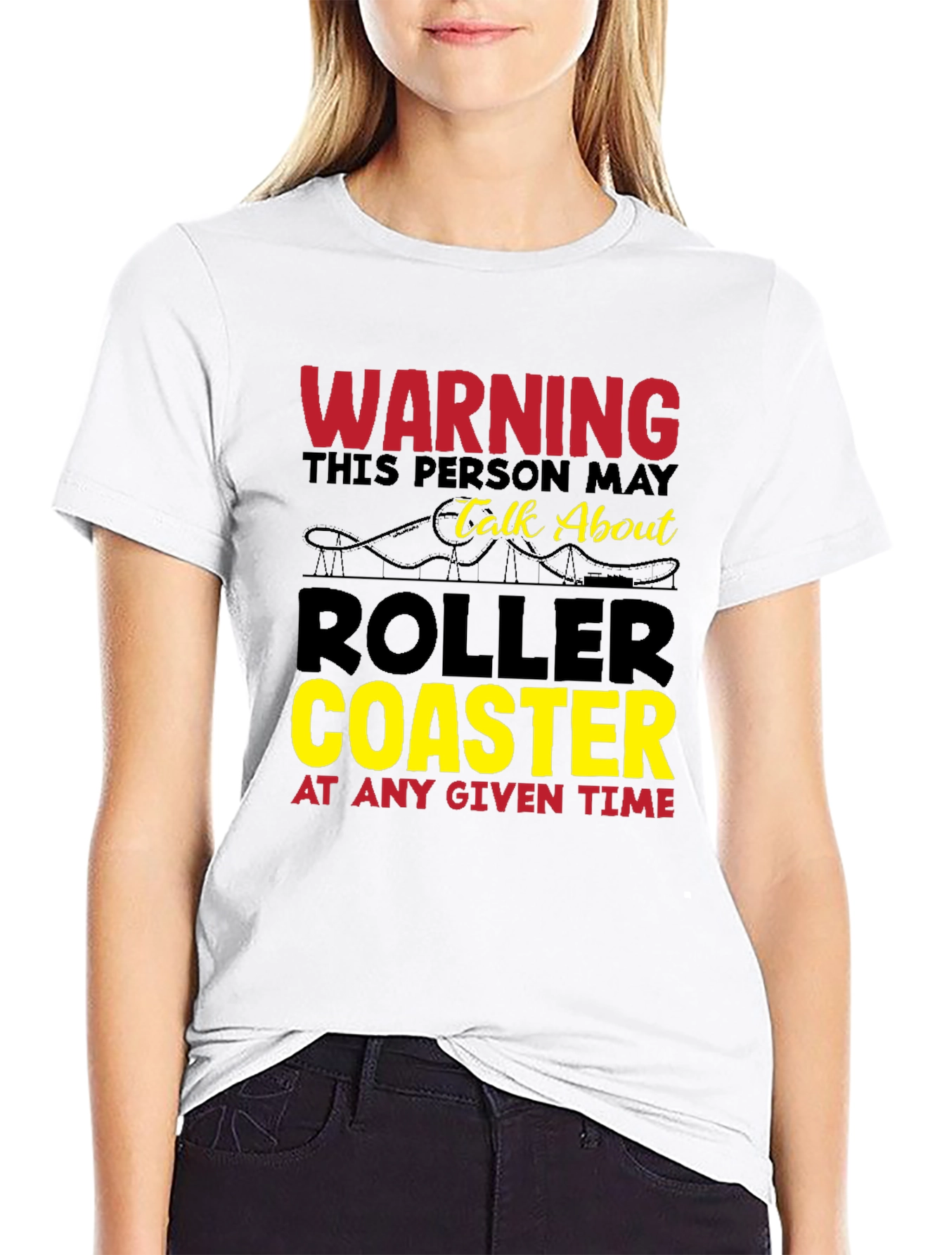 Warning: Roller Coaster Fan T-Shirt