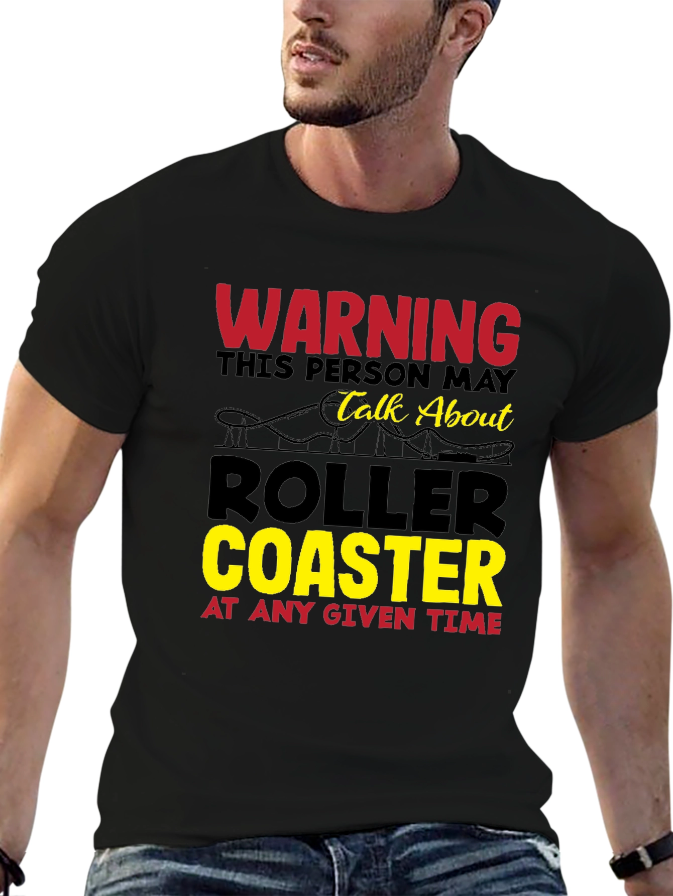 Warning: Roller Coaster Fan T-Shirt