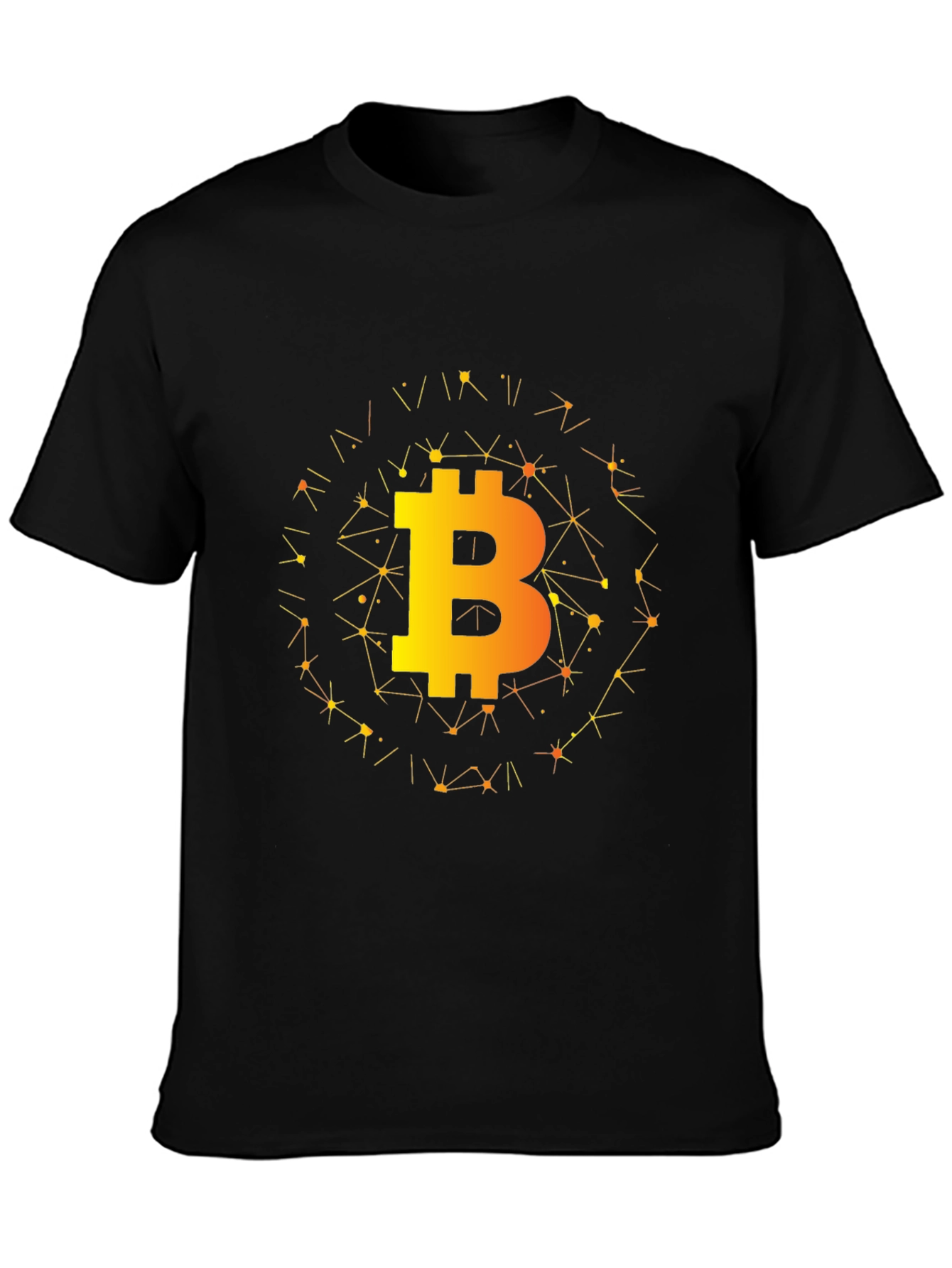 Bitcoin Crypto Tee - Black Graphic T-Shirt