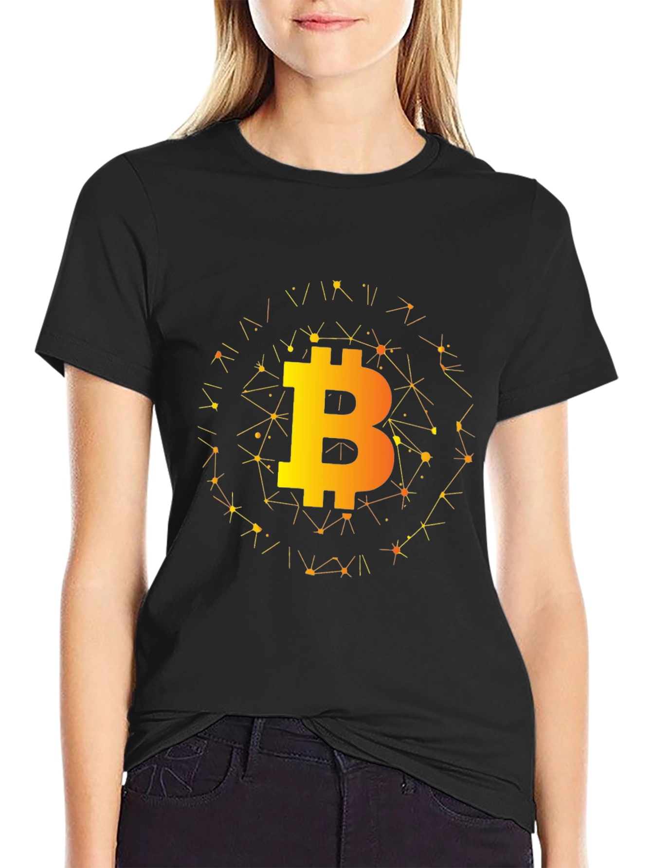 Bitcoin Crypto Tee - Black Graphic T-Shirt