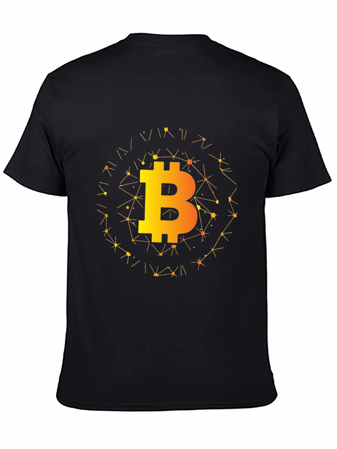 Bitcoin Crypto Tee - Black Graphic T-Shirt