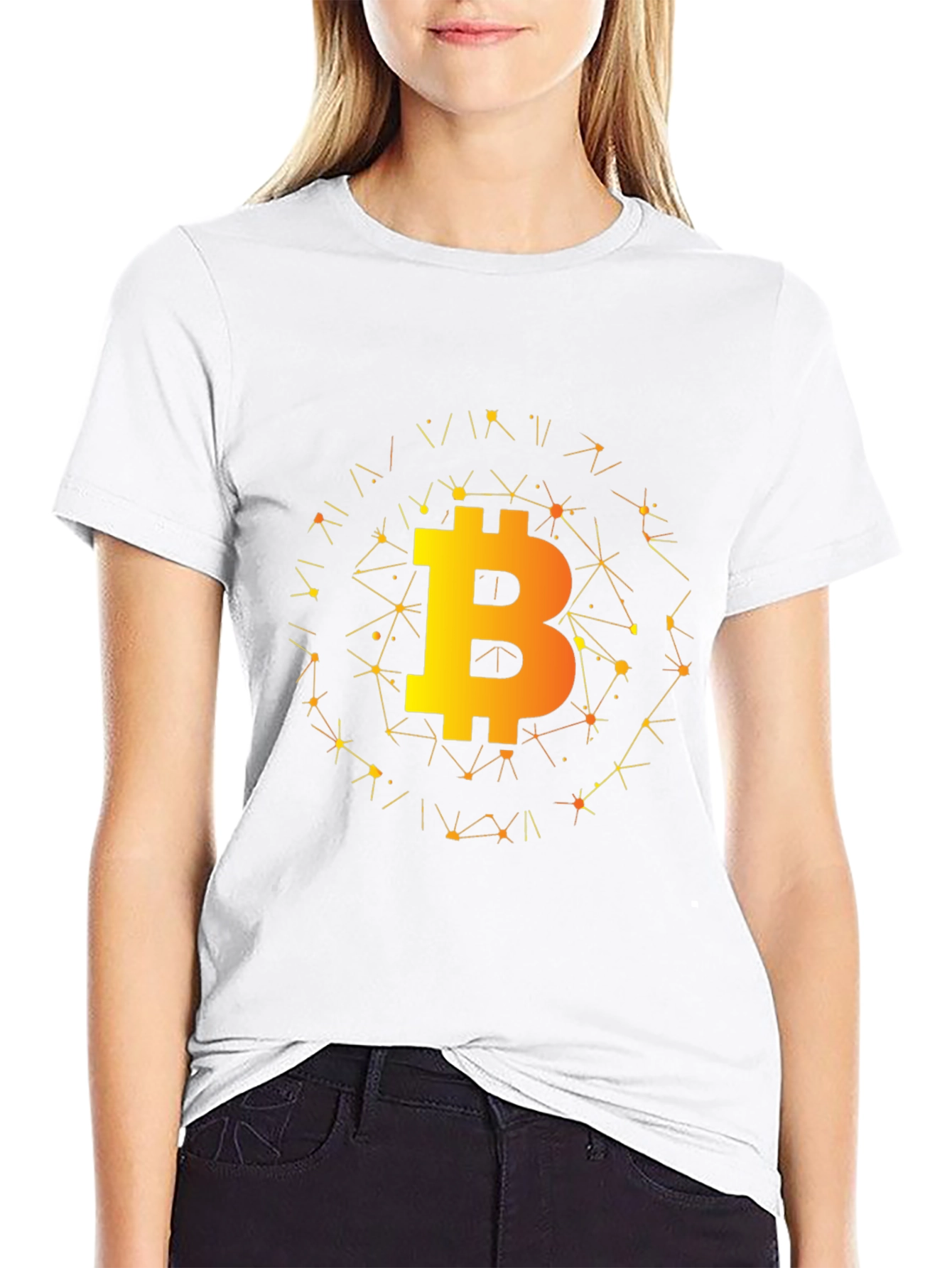 Bitcoin Crypto Tee - Black Graphic T-Shirt