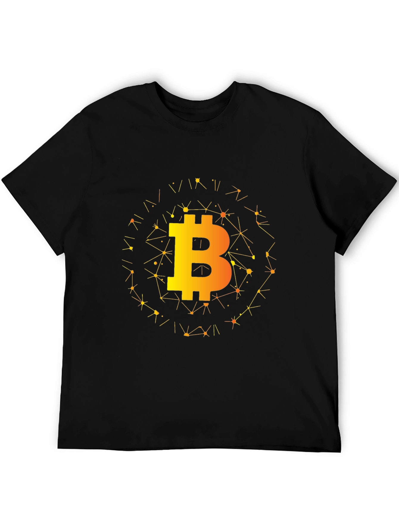 Bitcoin Crypto Tee - Black Graphic T-Shirt