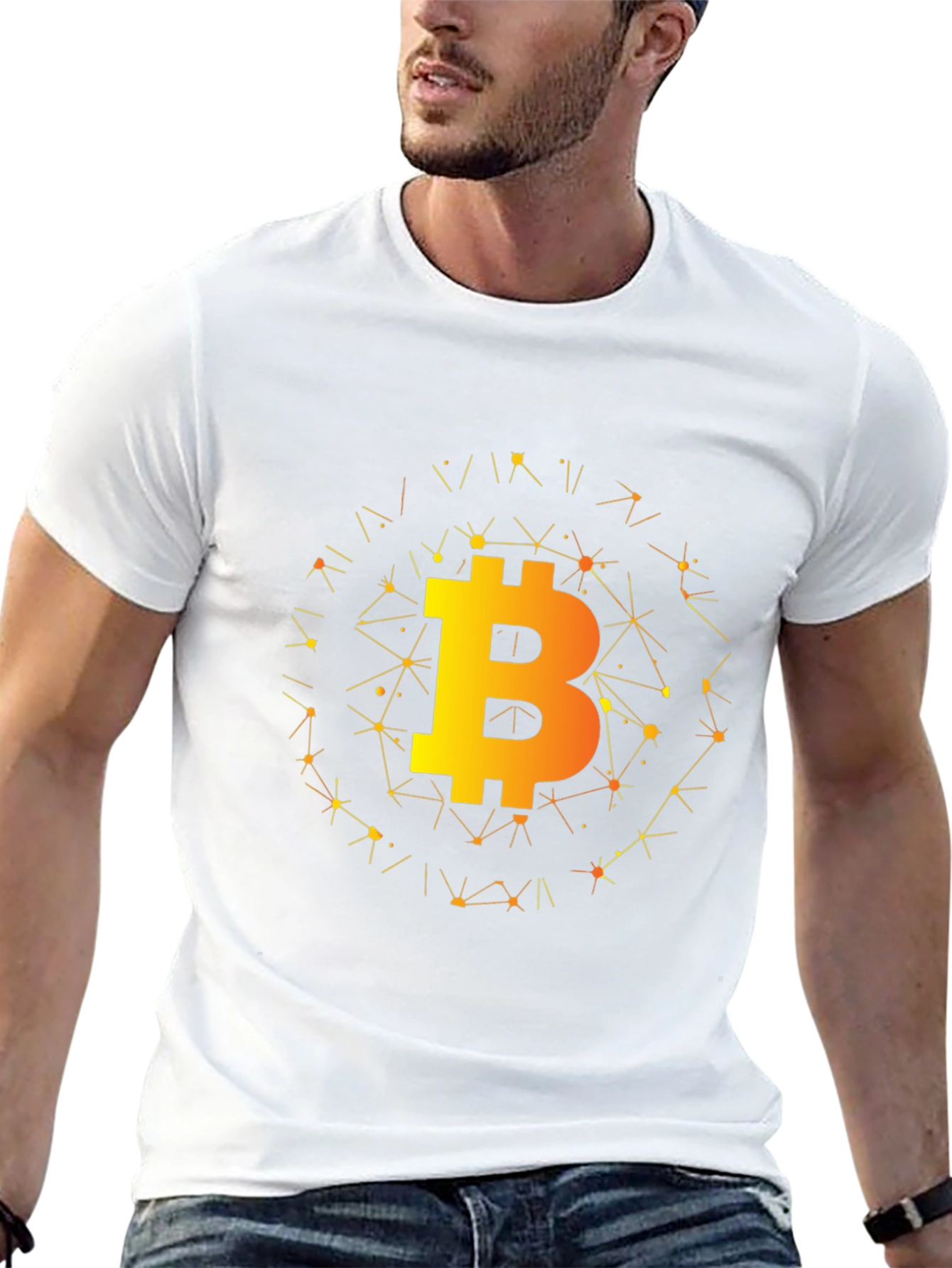Bitcoin Crypto Tee - Black Graphic T-Shirt