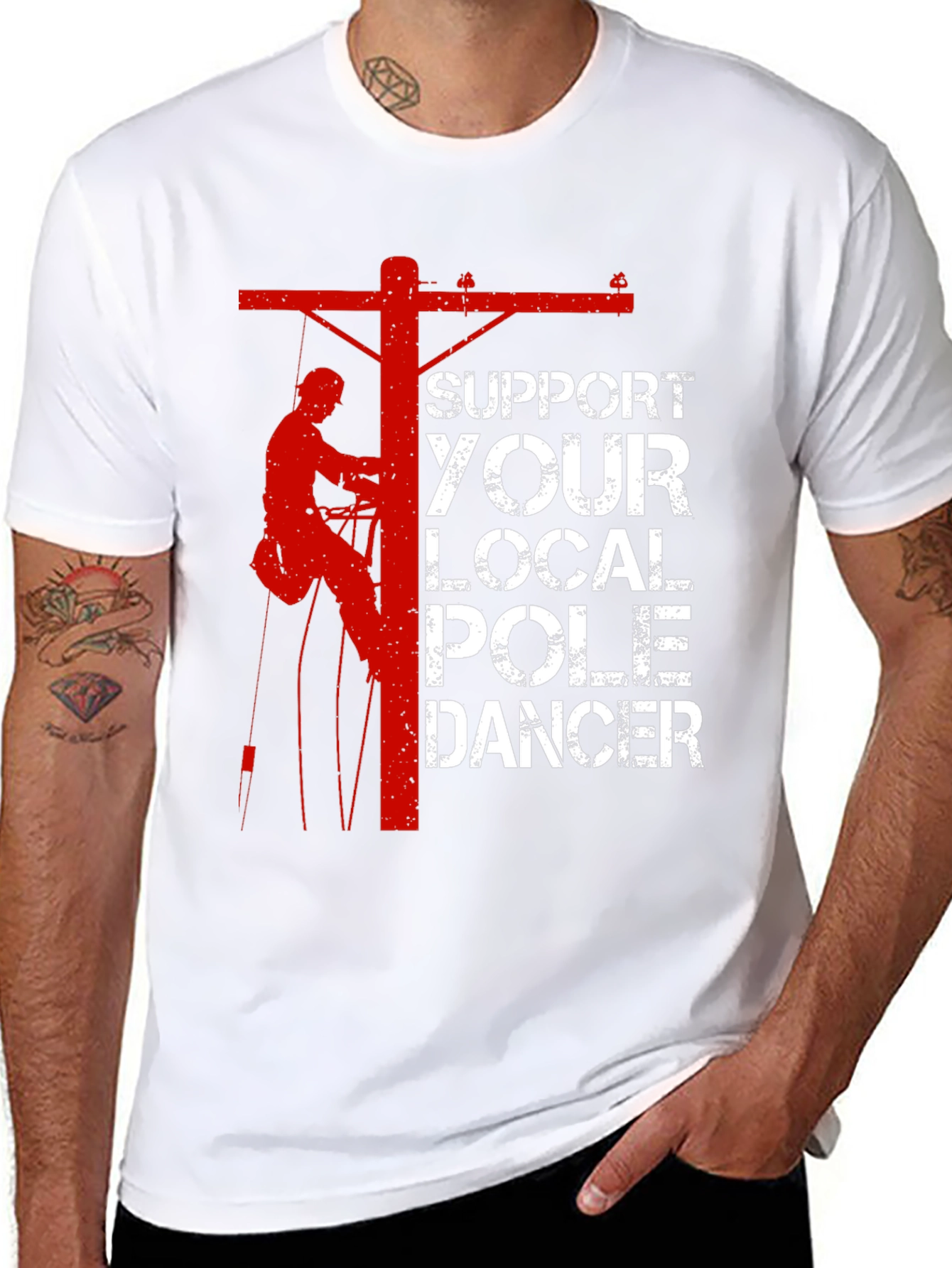 Support Your Local Pole Dancer T-Shirt