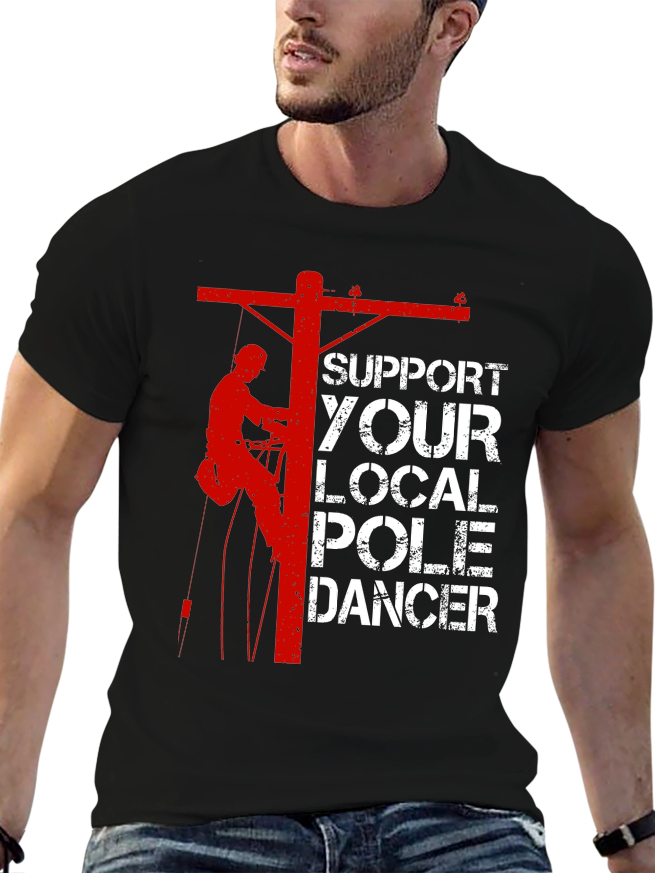 Support Your Local Pole Dancer T-Shirt