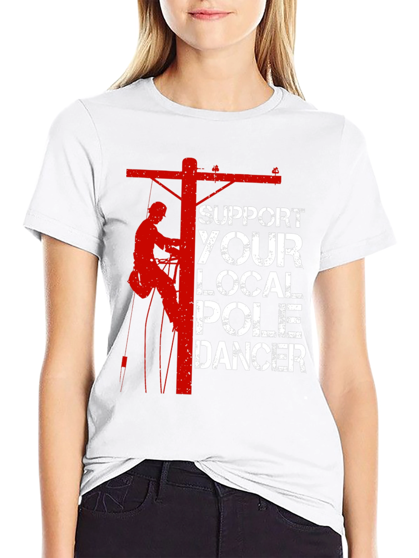 Support Your Local Pole Dancer T-Shirt