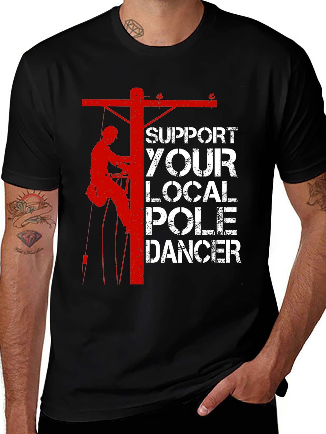 Support Your Local Pole Dancer T-Shirt