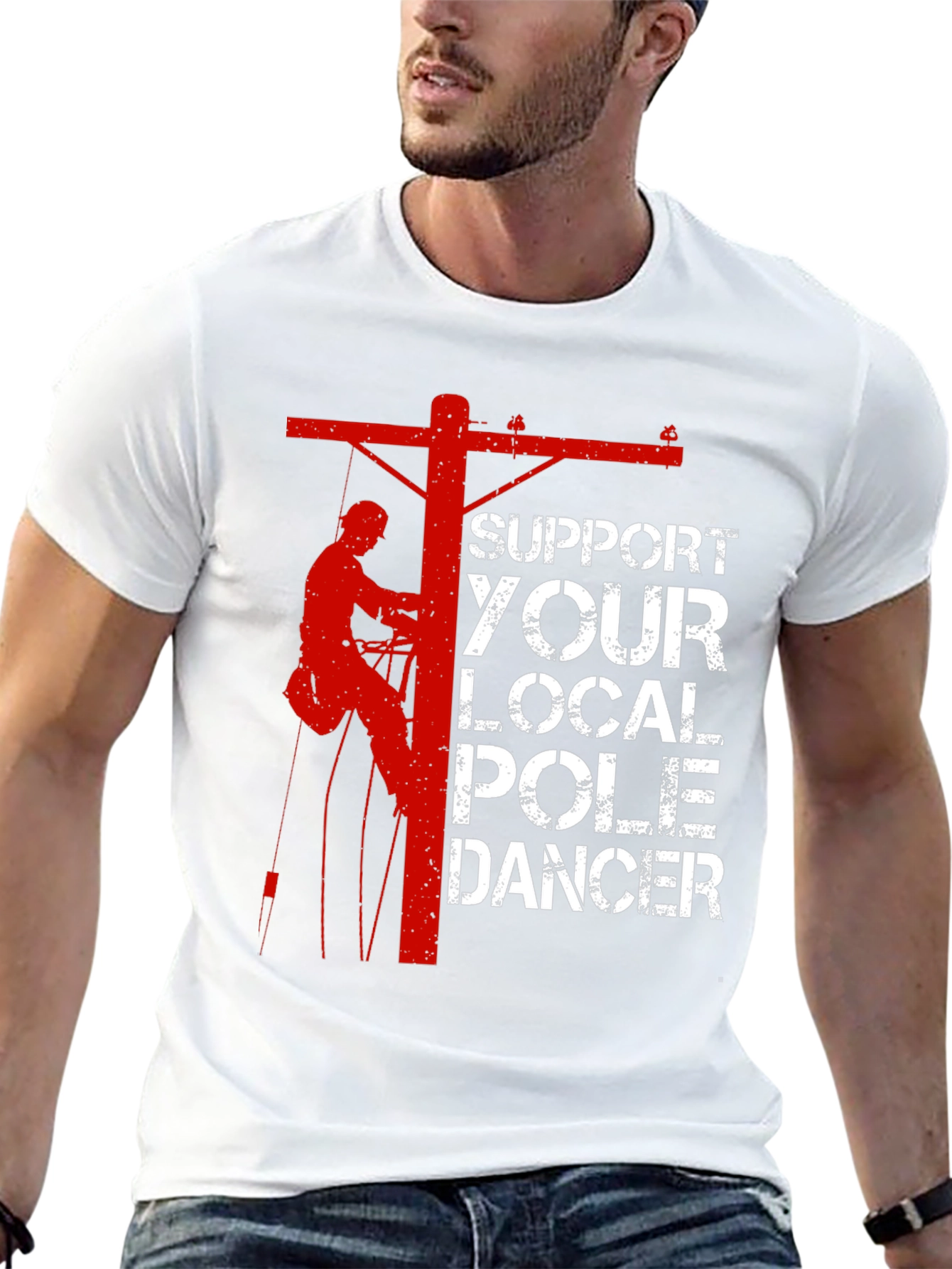 Support Your Local Pole Dancer T-Shirt
