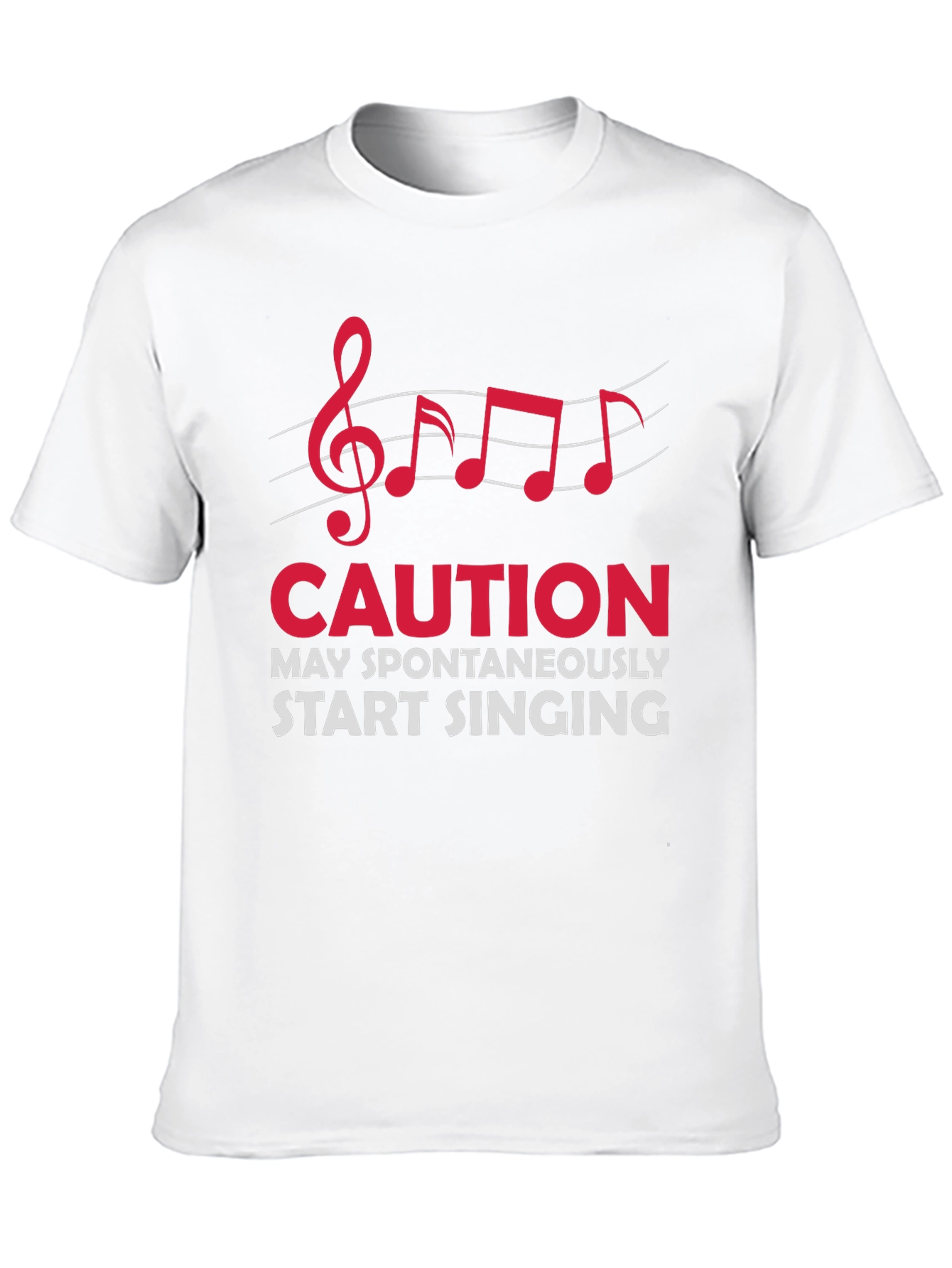 Caution May Spontaneously Start Singing T-Shirt