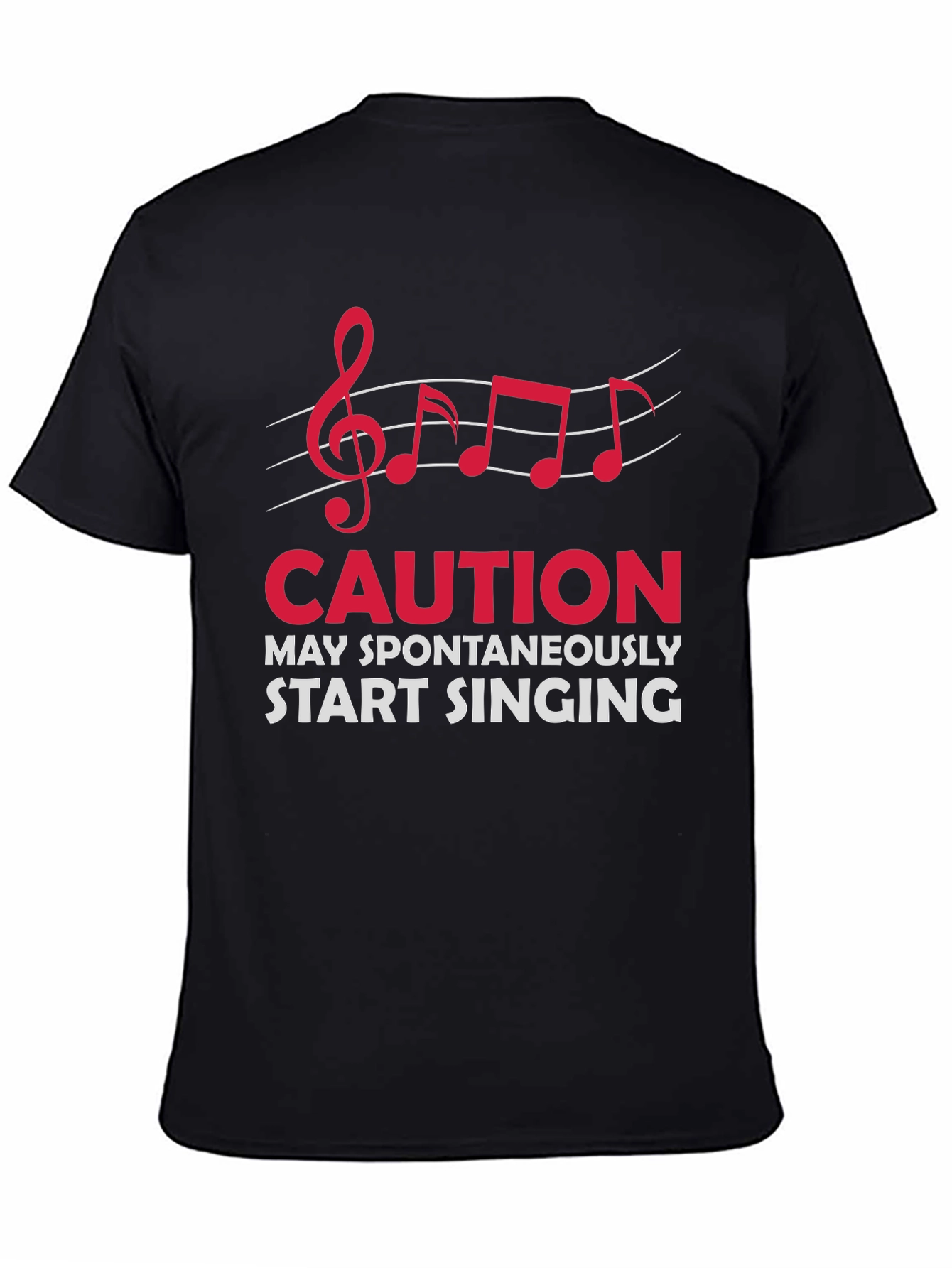 Caution May Spontaneously Start Singing T-Shirt