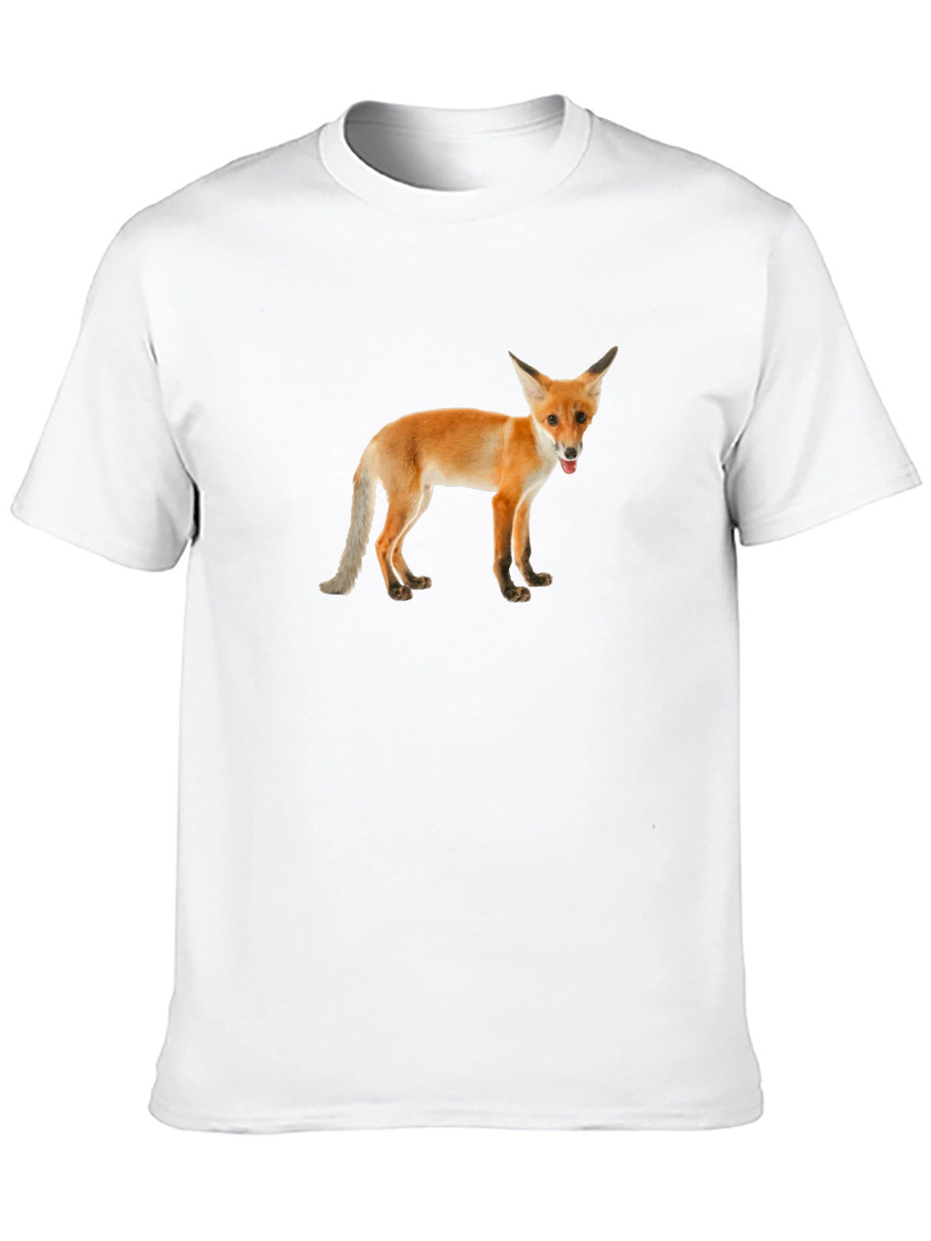 Fox Graphic Tee -  Unisex Black T-Shirt
