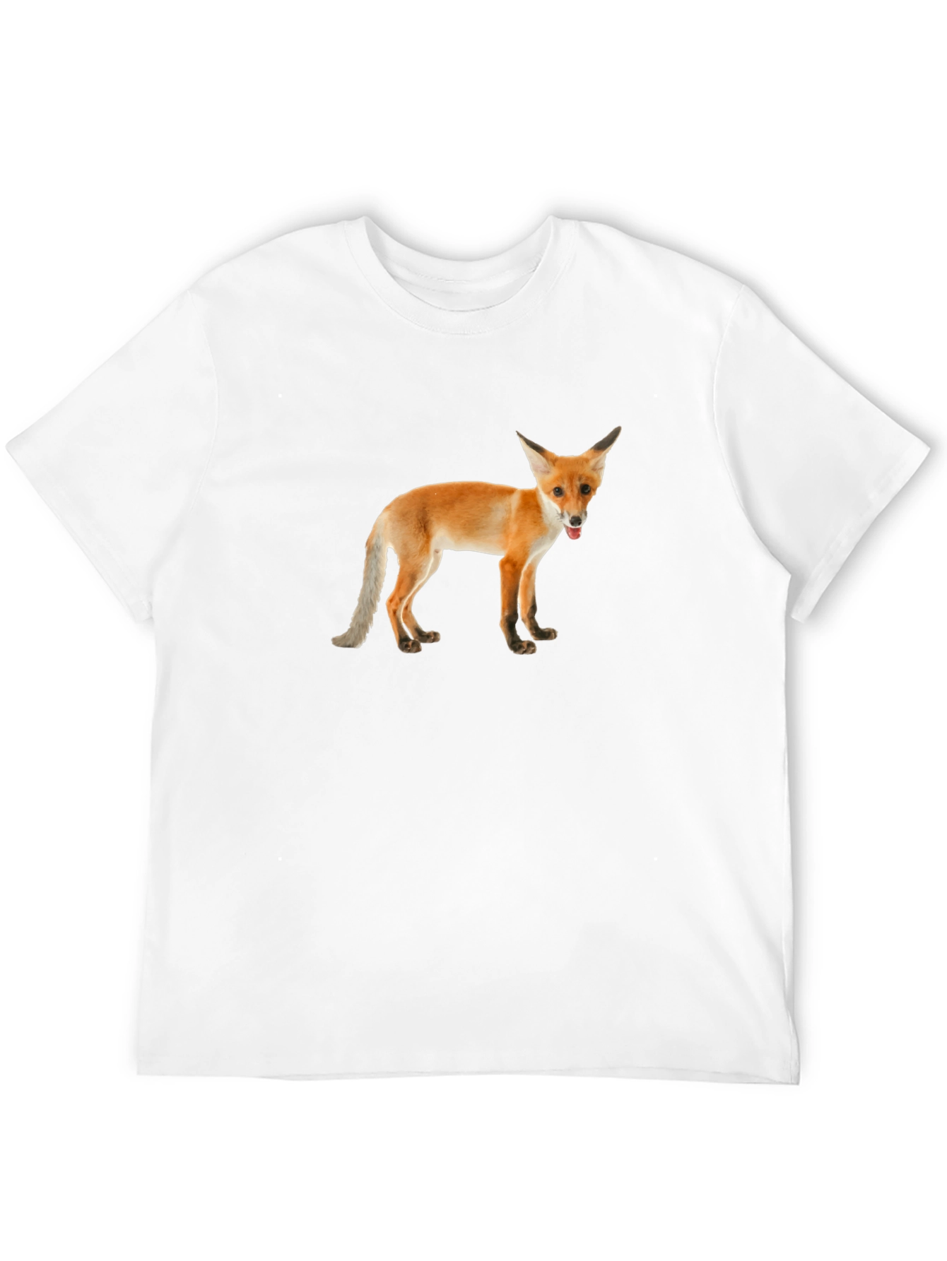 Fox Graphic Tee -  Unisex Black T-Shirt