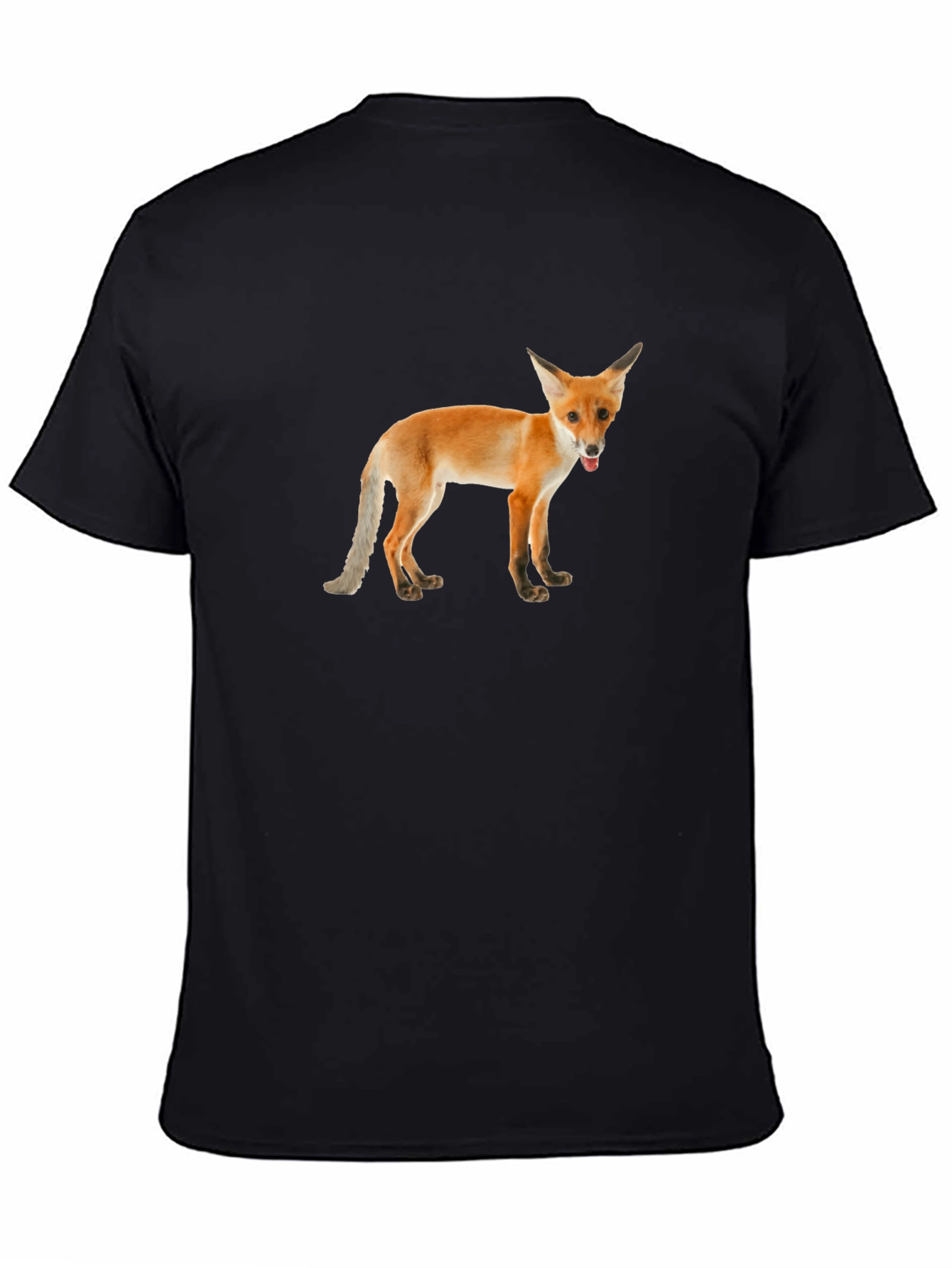 Fox Graphic Tee -  Unisex Black T-Shirt