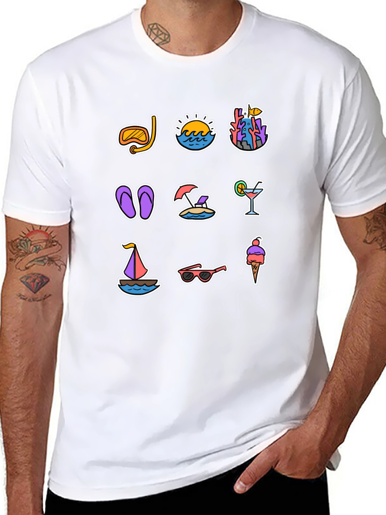 Summer Holiday Graphic T-Shirt