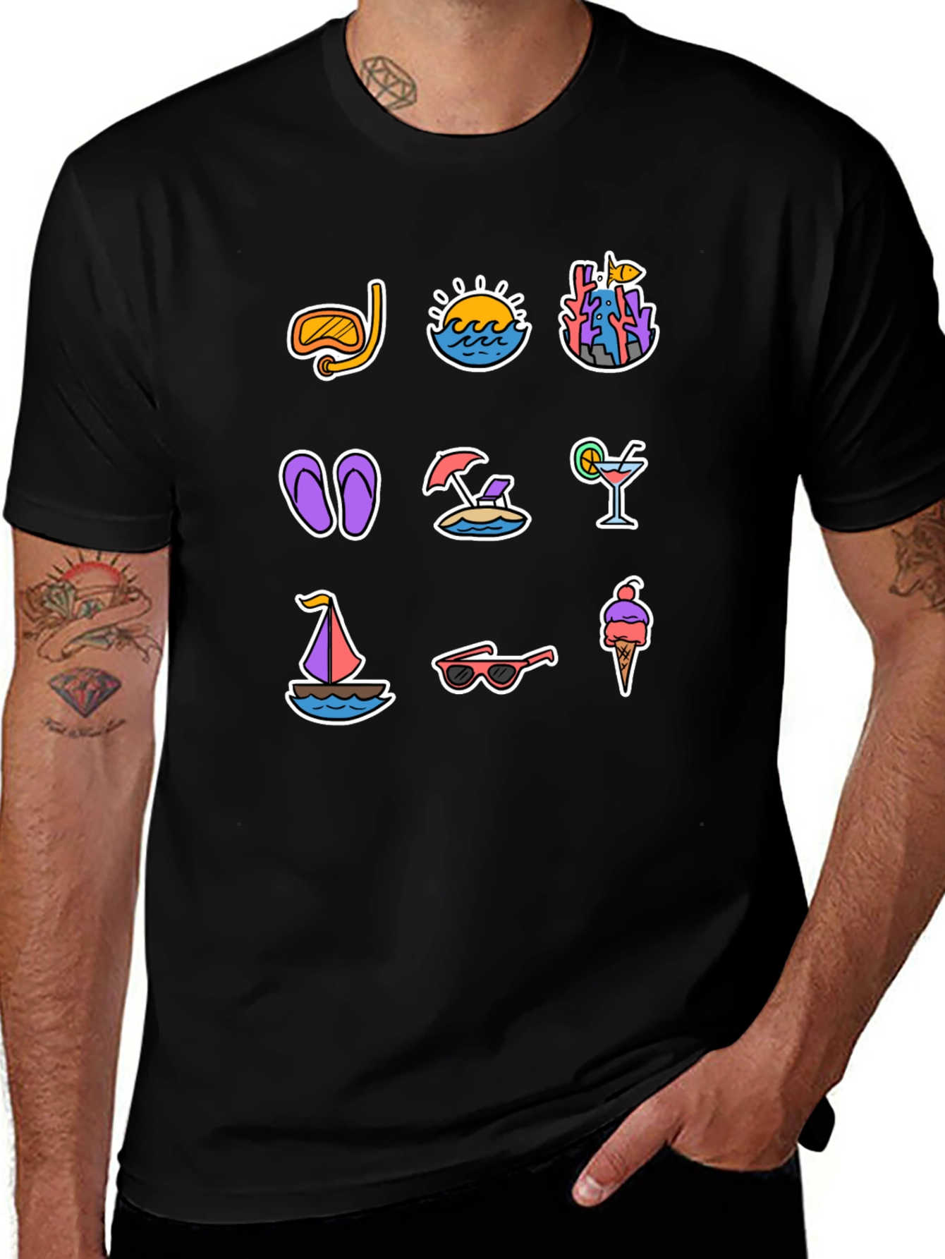 Summer Holiday Graphic T-Shirt