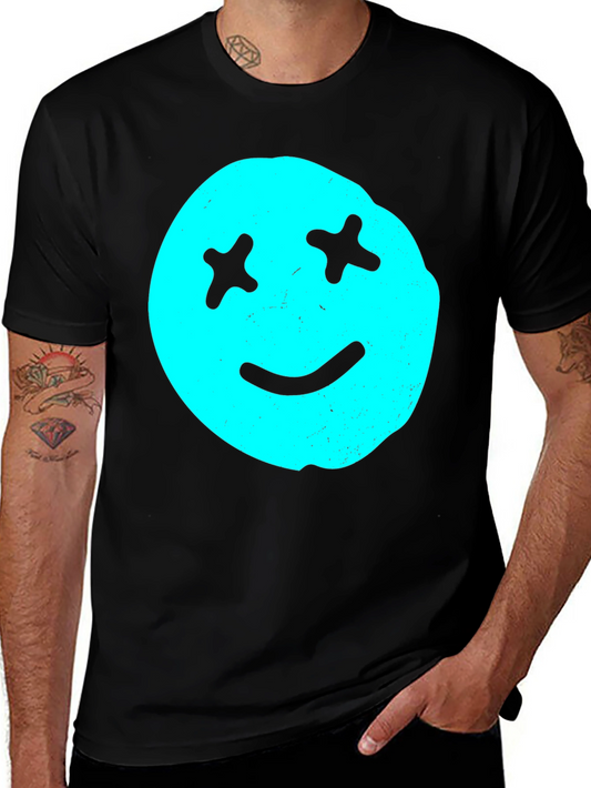 Smiley Face Graphic T-Shirt - Relaxed Fit