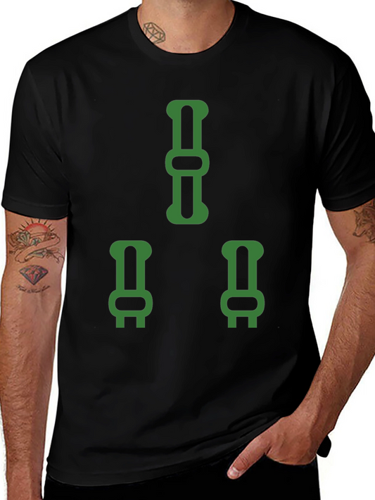 Mens Novelty Suspender Graphic Tee