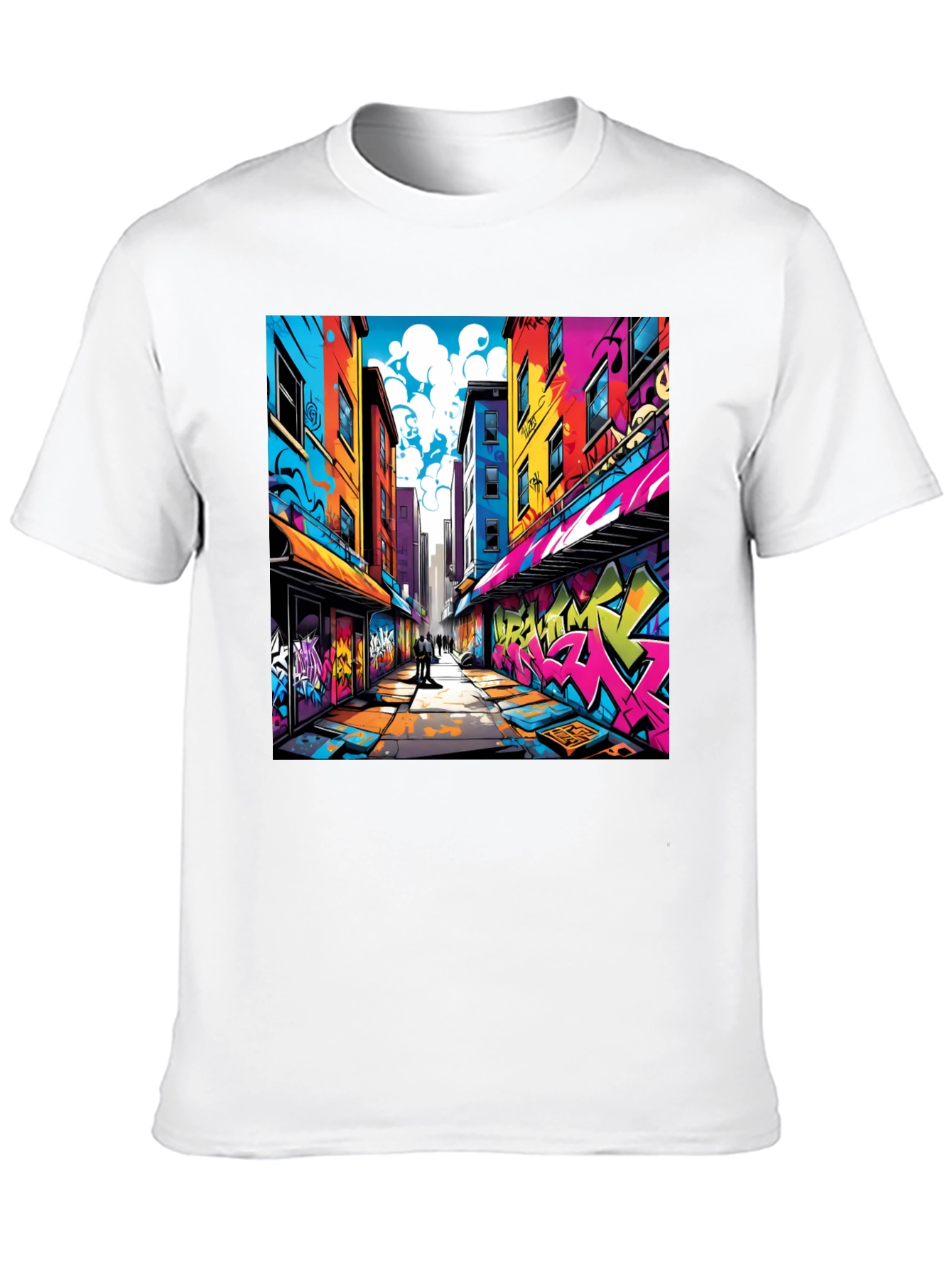 Graffiti Alley Graphic Tee - Urban Streetwear