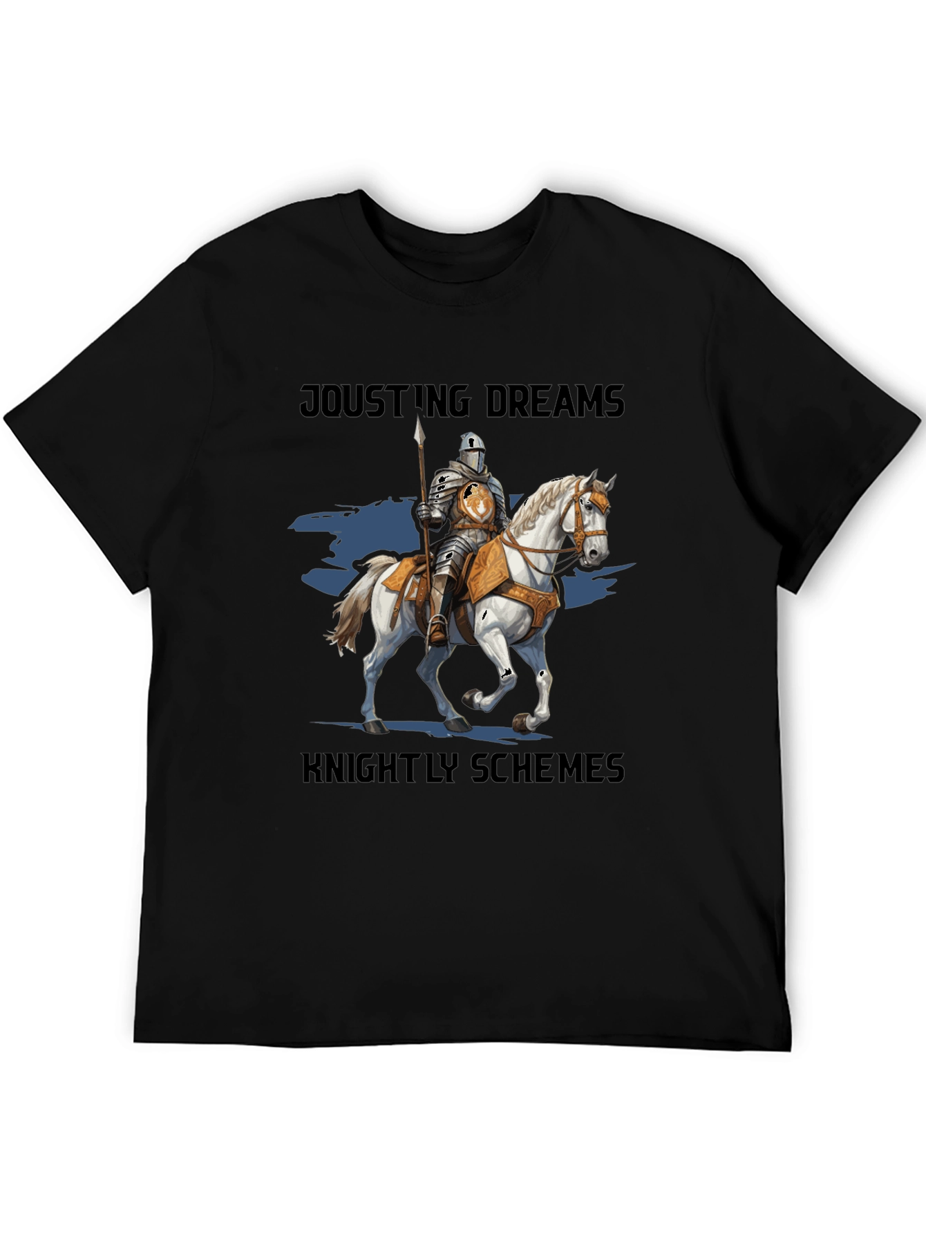 Jousting Dreams Knightly Schemes Graphic T-Shirt