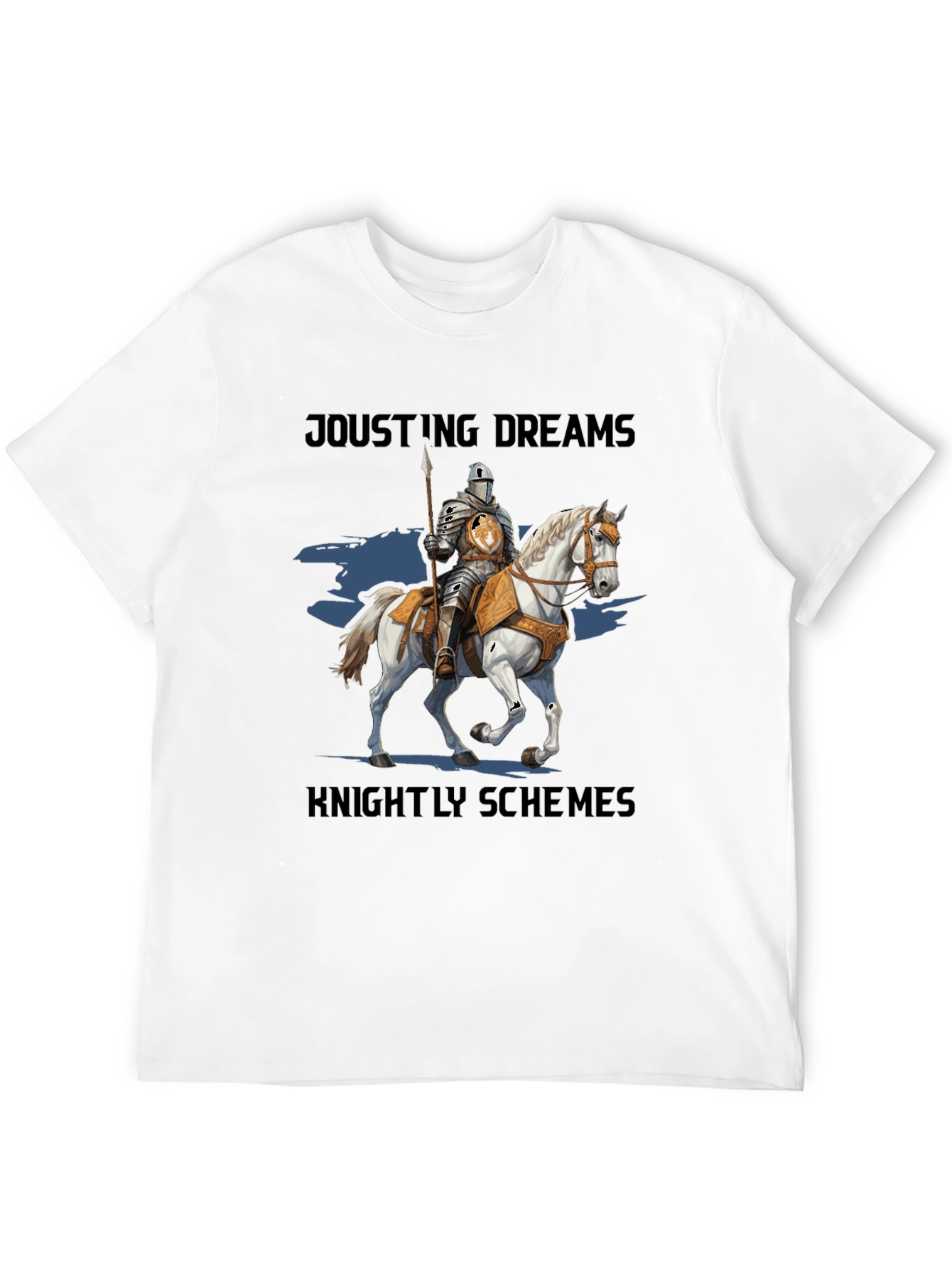 Jousting Dreams Knightly Schemes Graphic T-Shirt