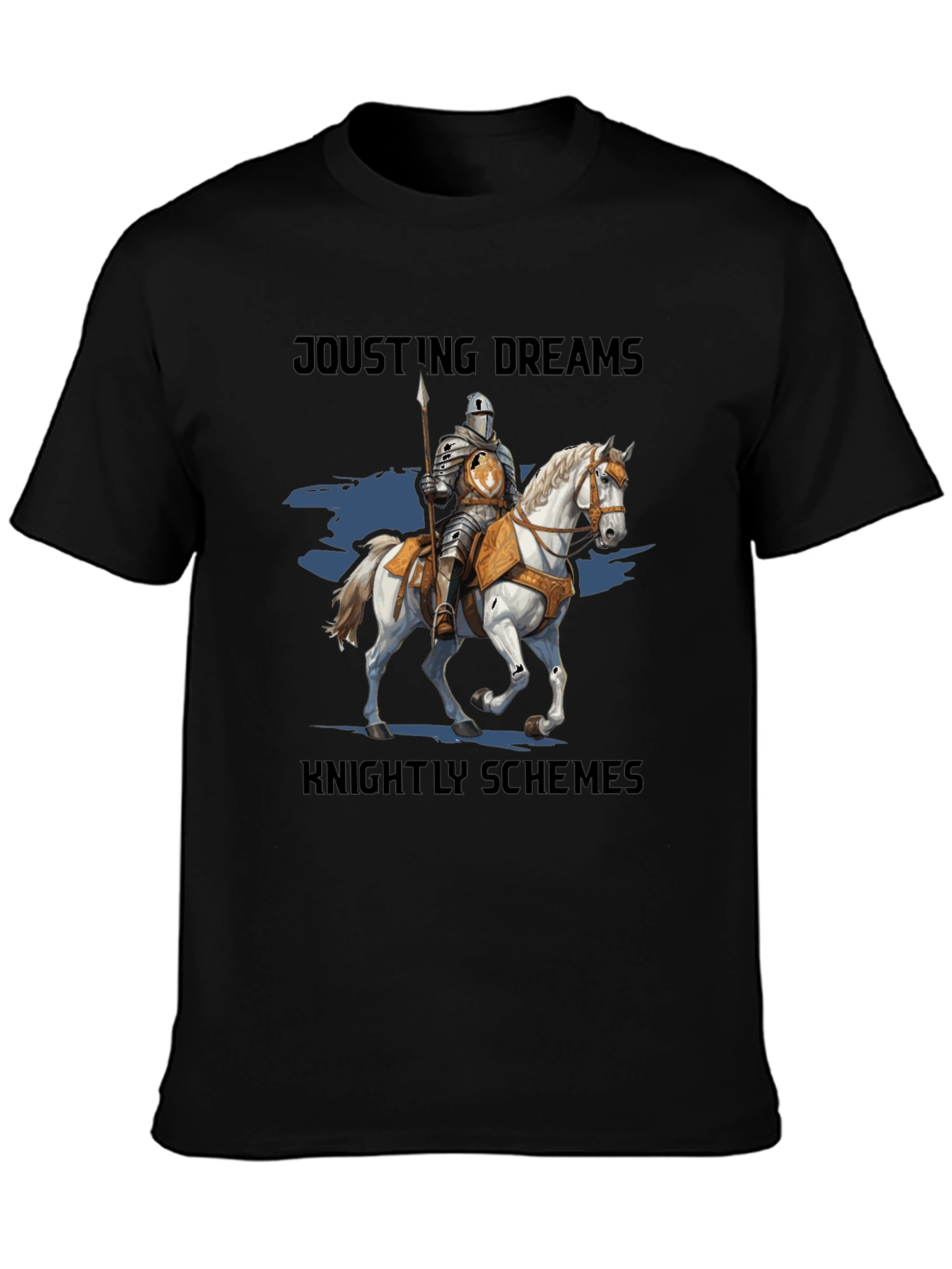 Jousting Dreams Knightly Schemes Graphic T-Shirt