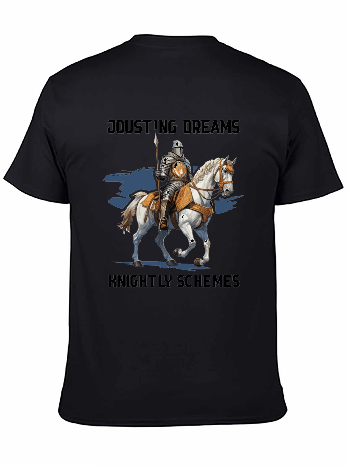 Jousting Dreams Knightly Schemes Graphic T-Shirt