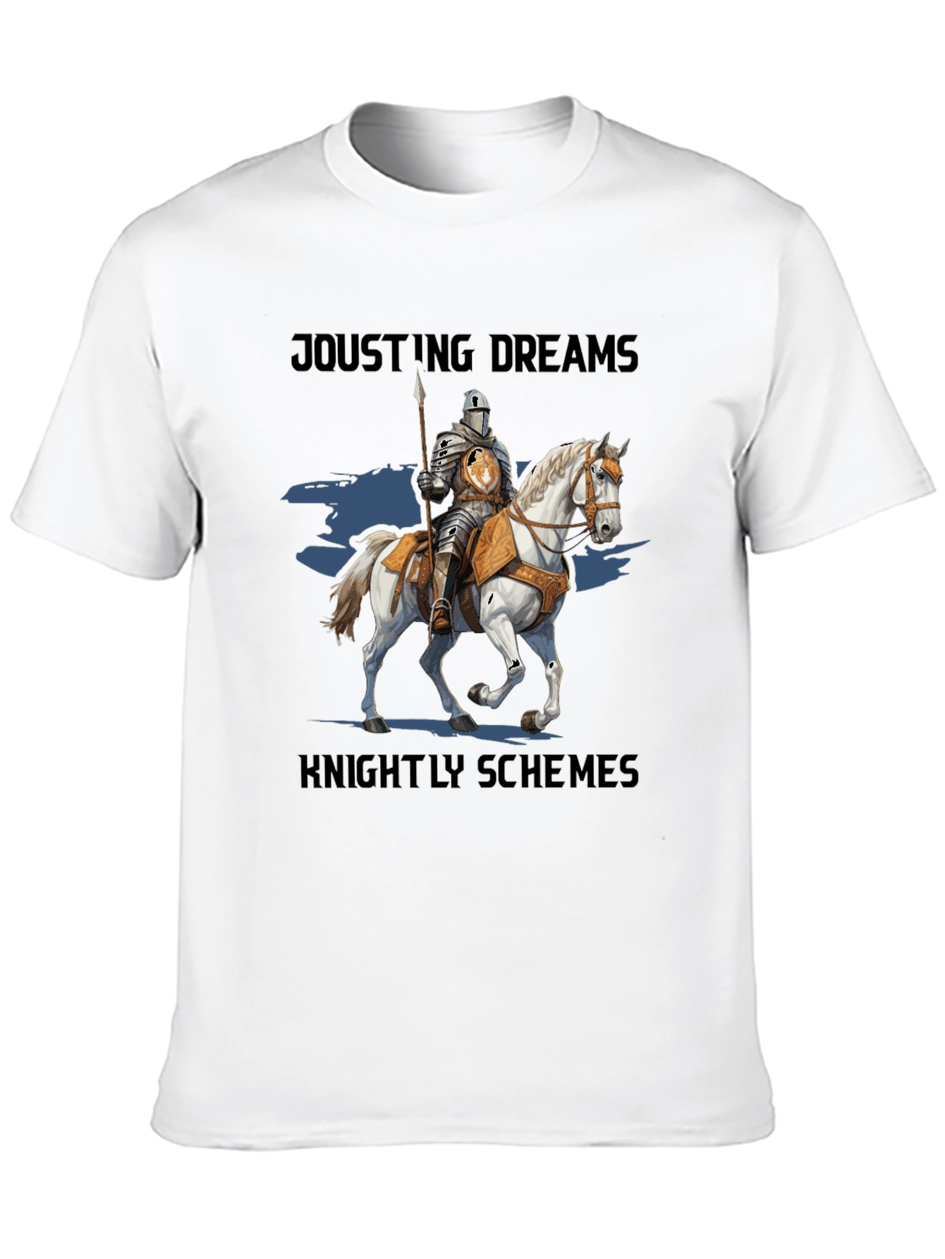 Jousting Dreams Knightly Schemes Graphic T-Shirt