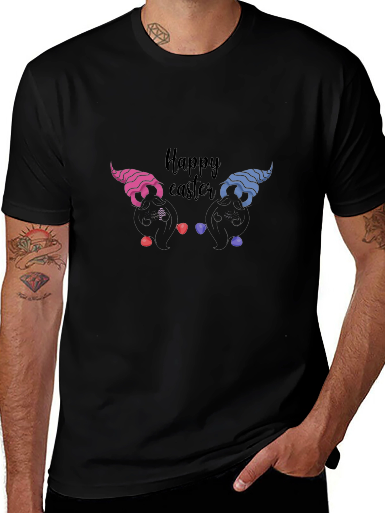 Happy Easter Gnome T-Shirt - Holiday Apparel