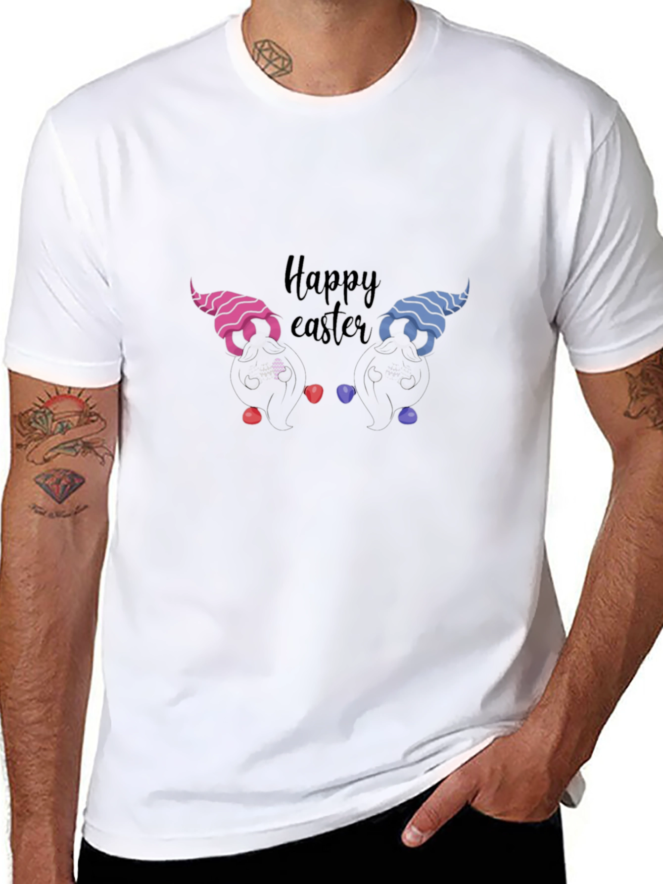 Happy Easter Gnome T-Shirt - Holiday Apparel